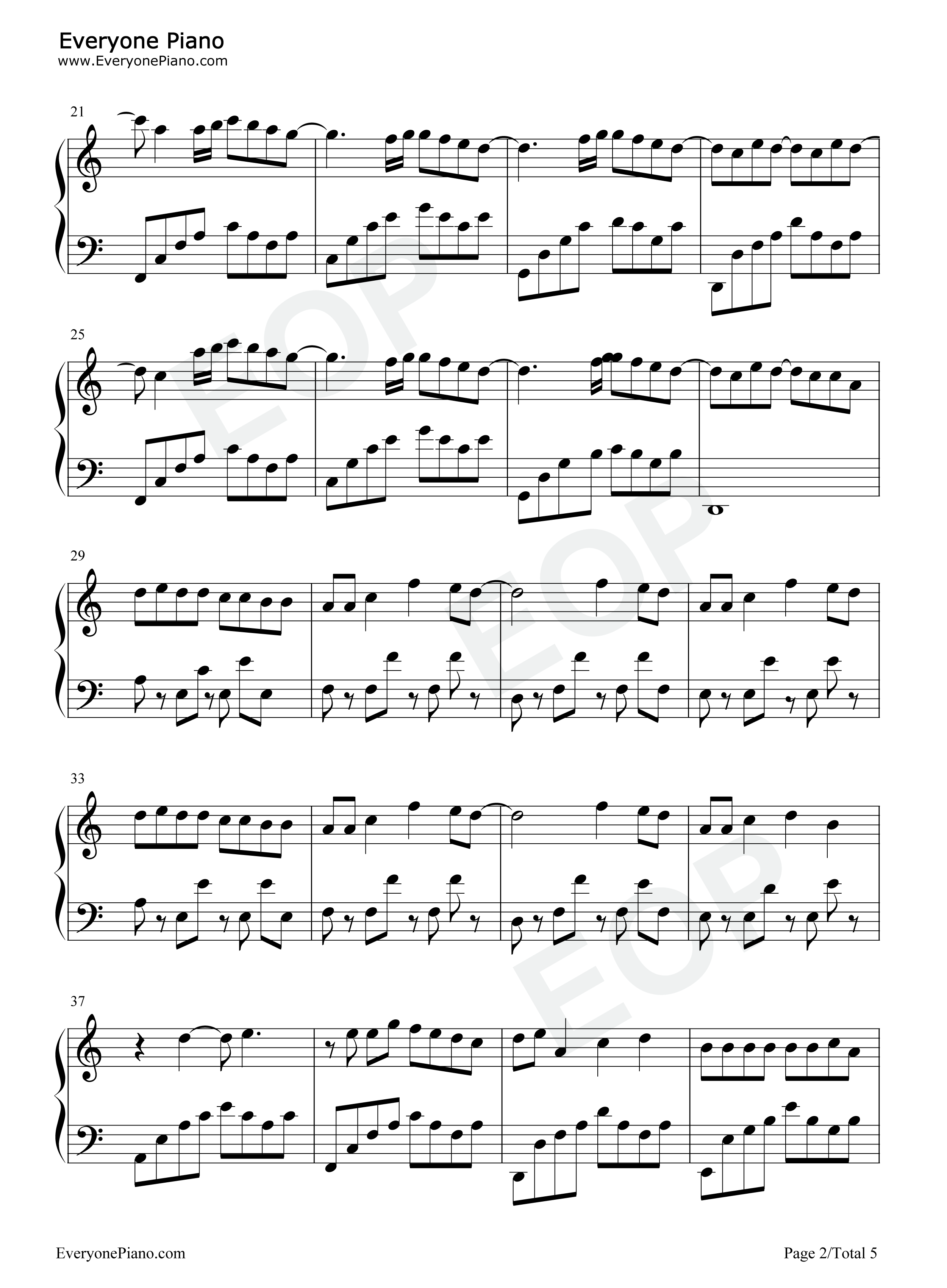 EveryTime_I_Cry钢琴谱_Ava_Max