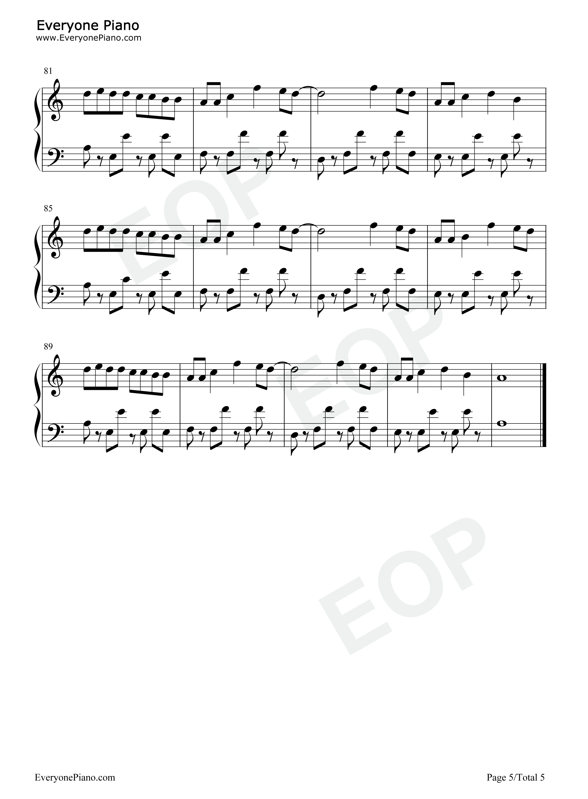 EveryTime_I_Cry钢琴谱_Ava_Max