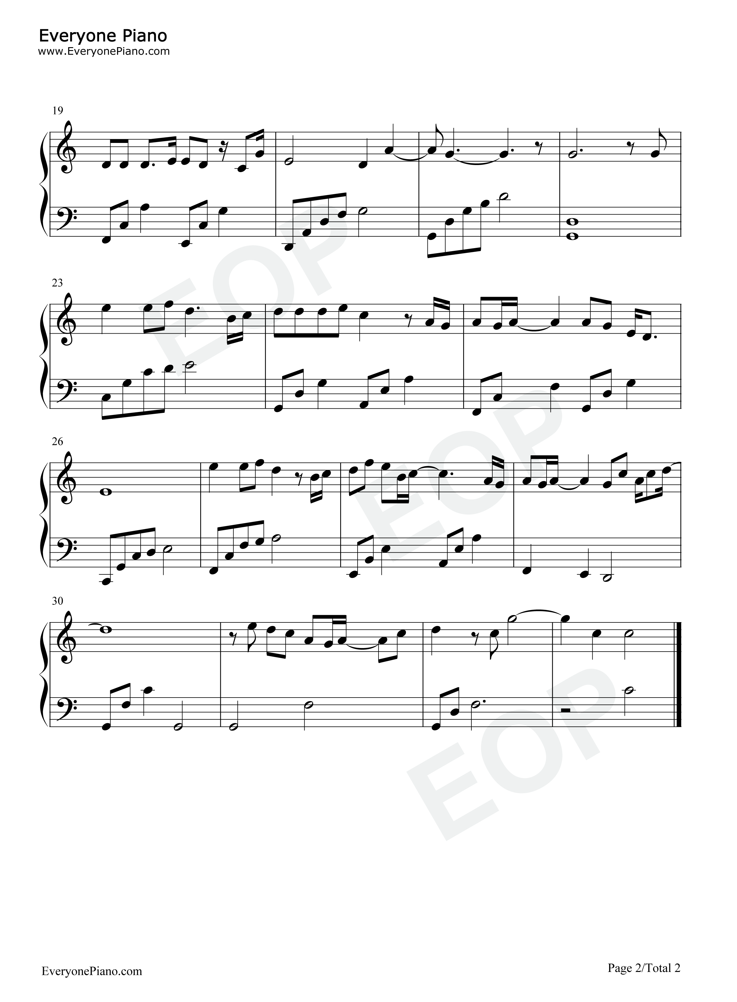 青春钢琴谱_毛不易