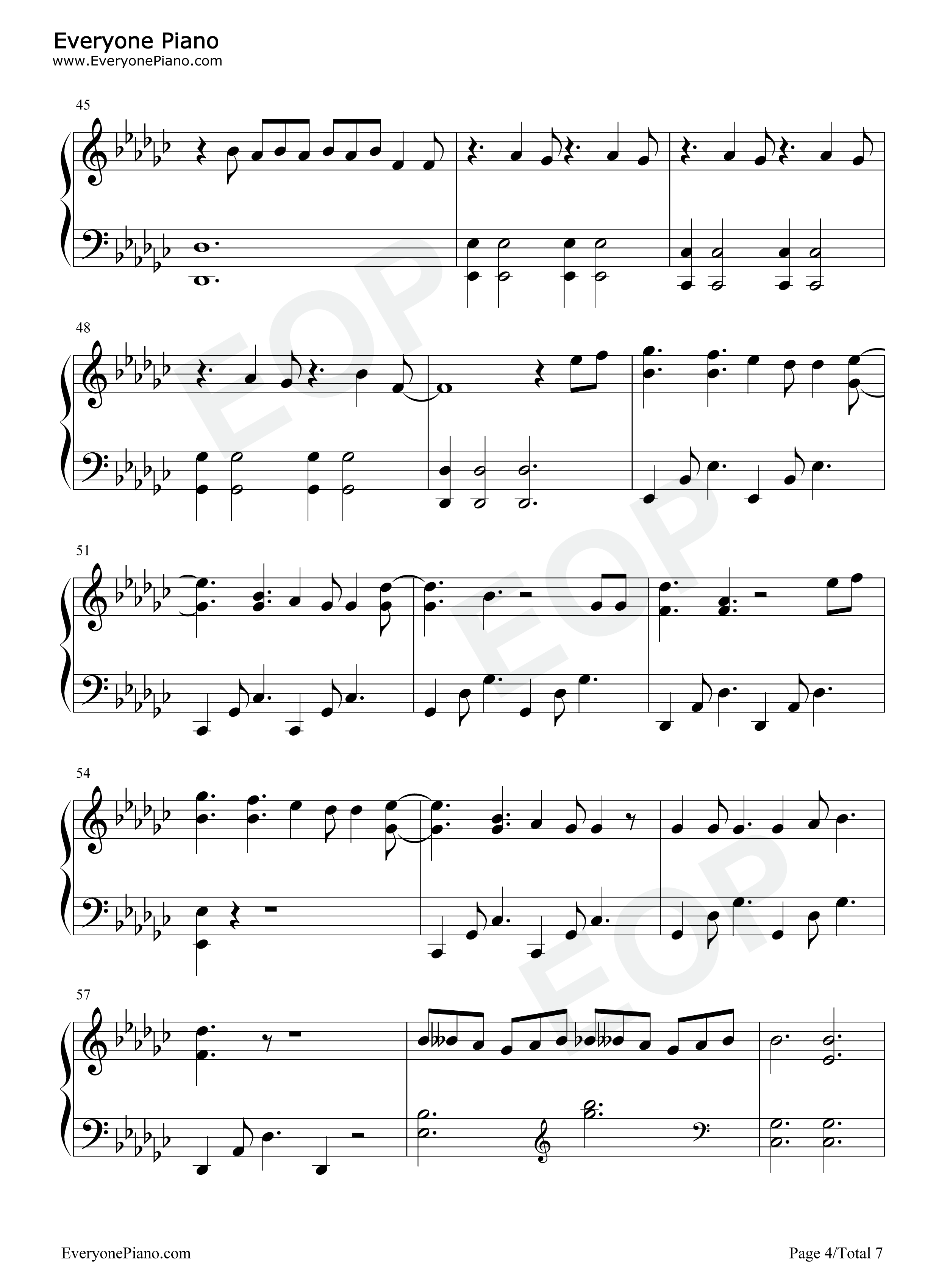 9_and_Three_Quarters_Run_Away钢琴谱_TXT