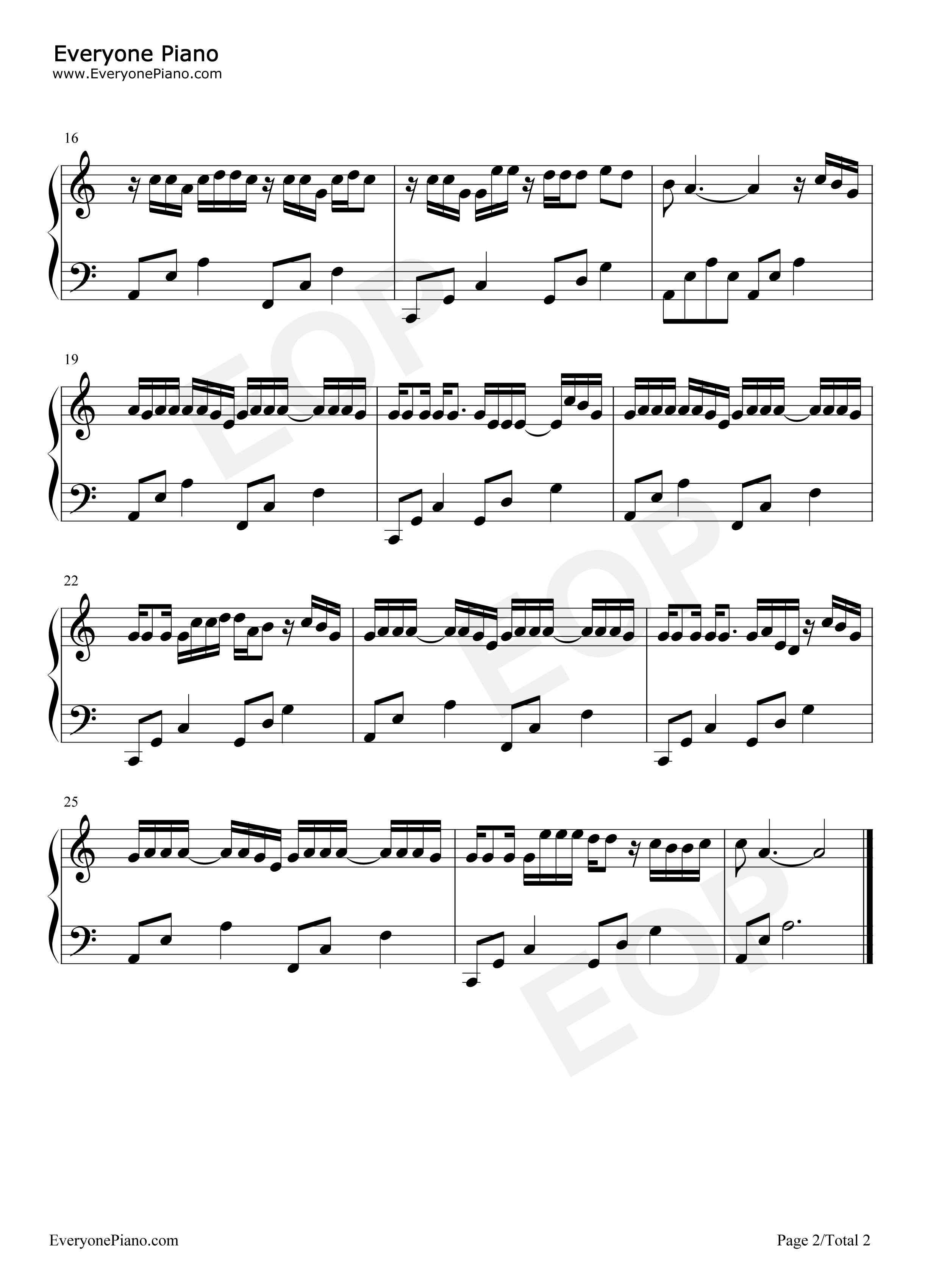 自愈钢琴谱_穆哲熙