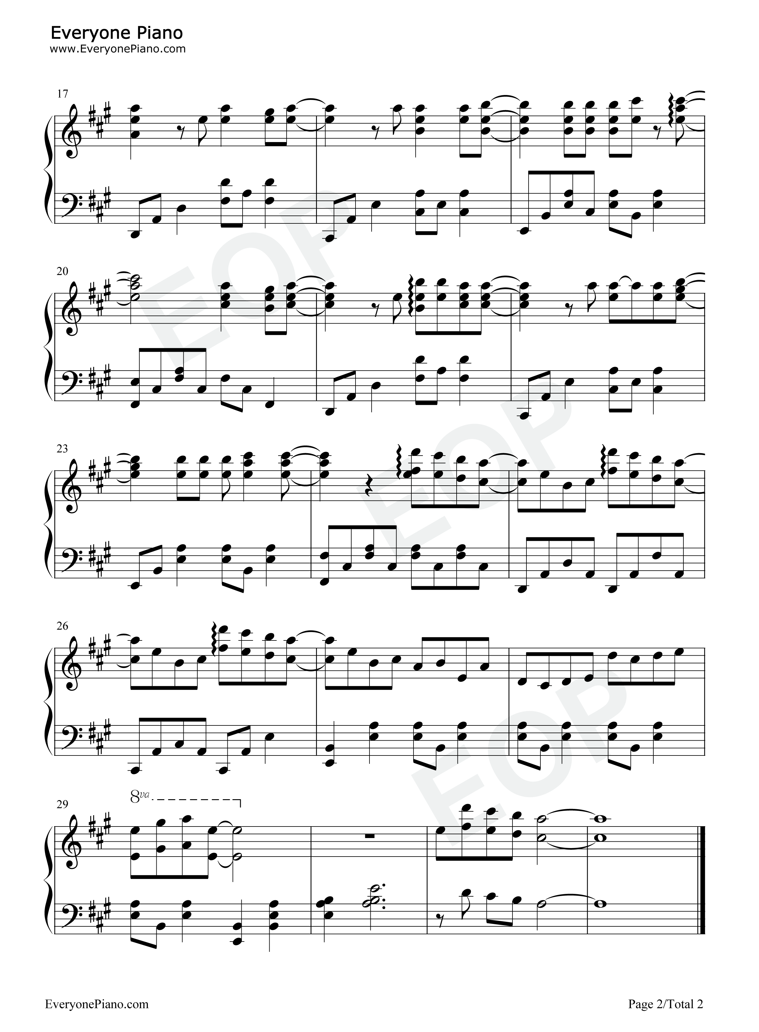 初の晴れ女バイト钢琴谱_RADWIMPS