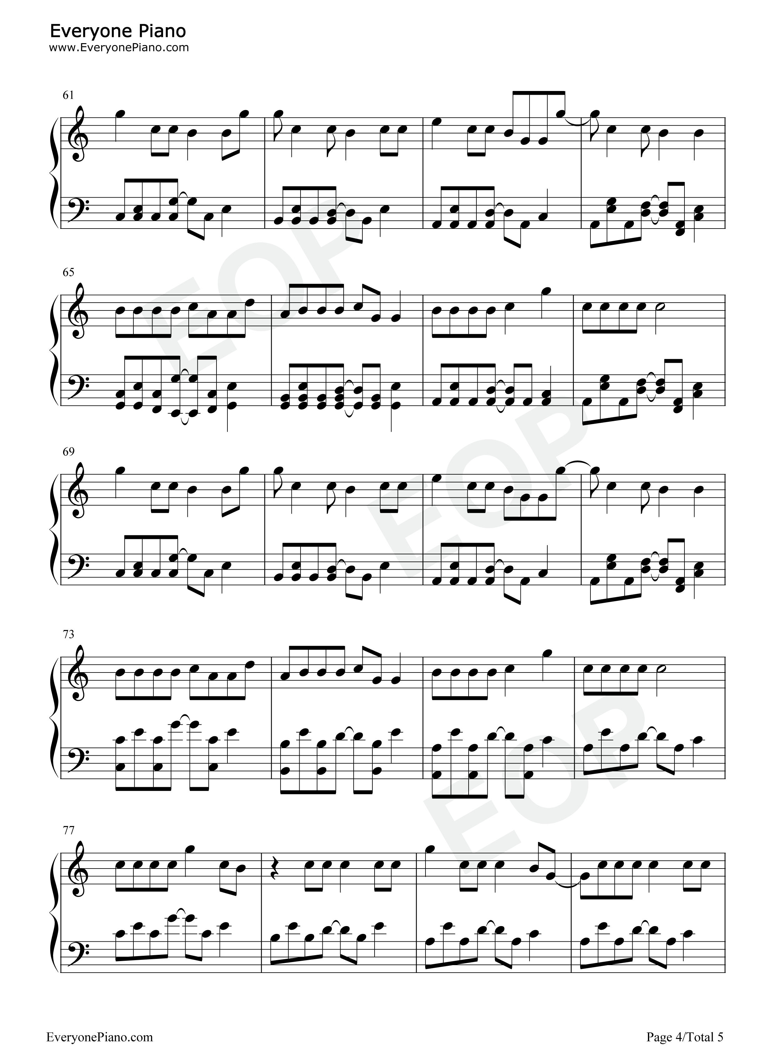 Up_Up_and_Away钢琴谱_Juice_WRLD