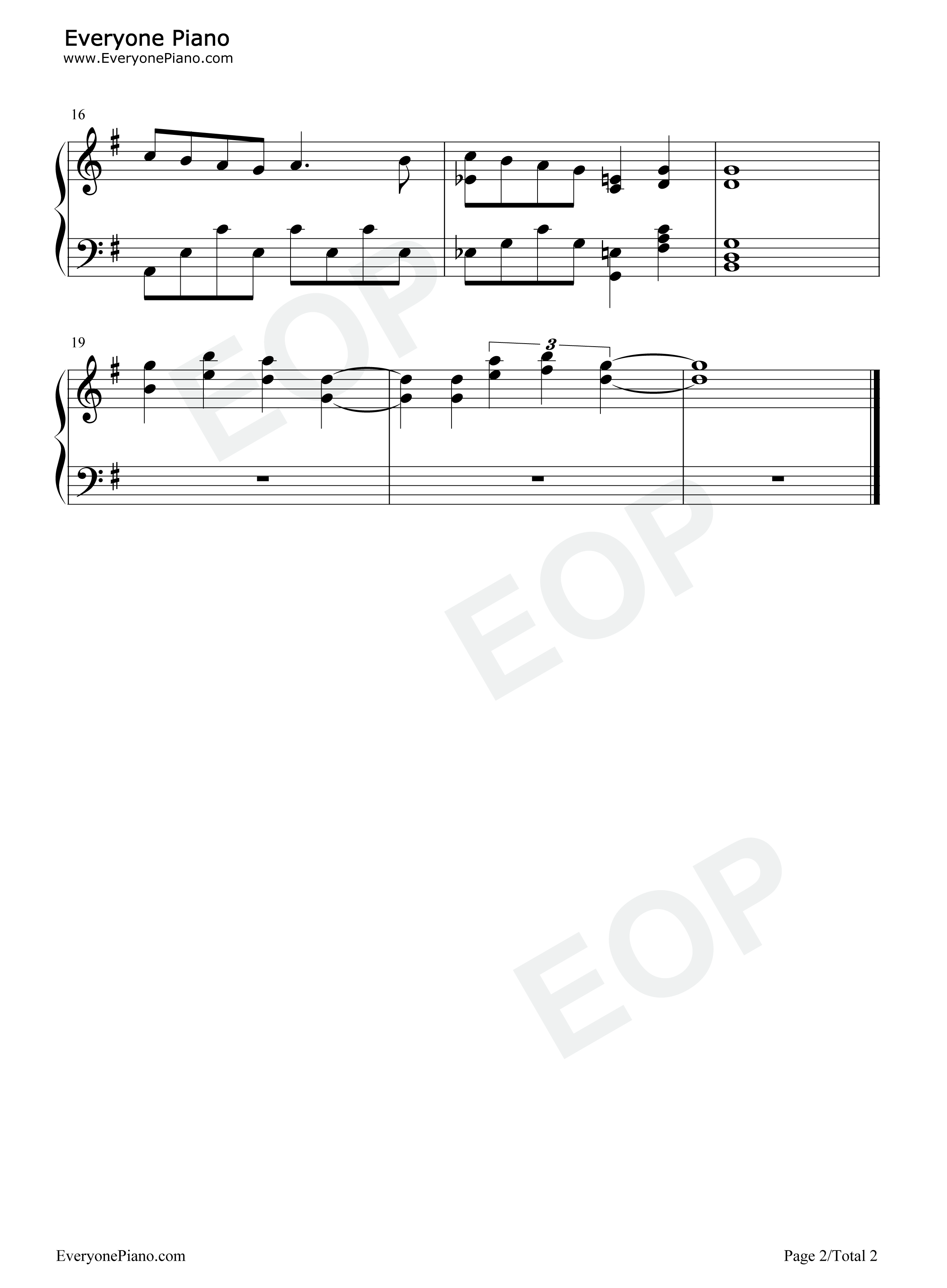 小伦和小雨在课堂上钢琴谱_周杰伦