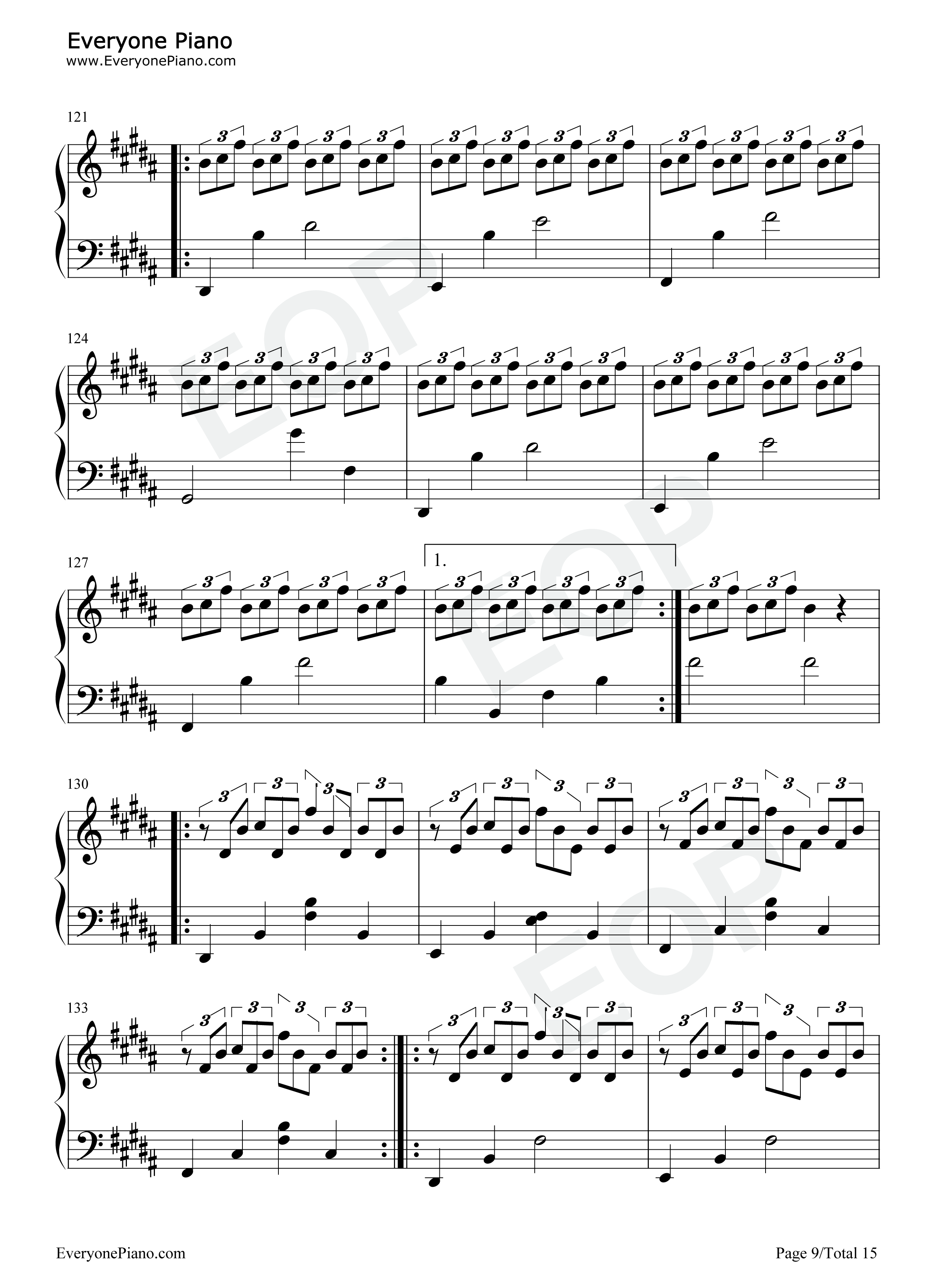 スパークル钢琴谱_RADWIMPS