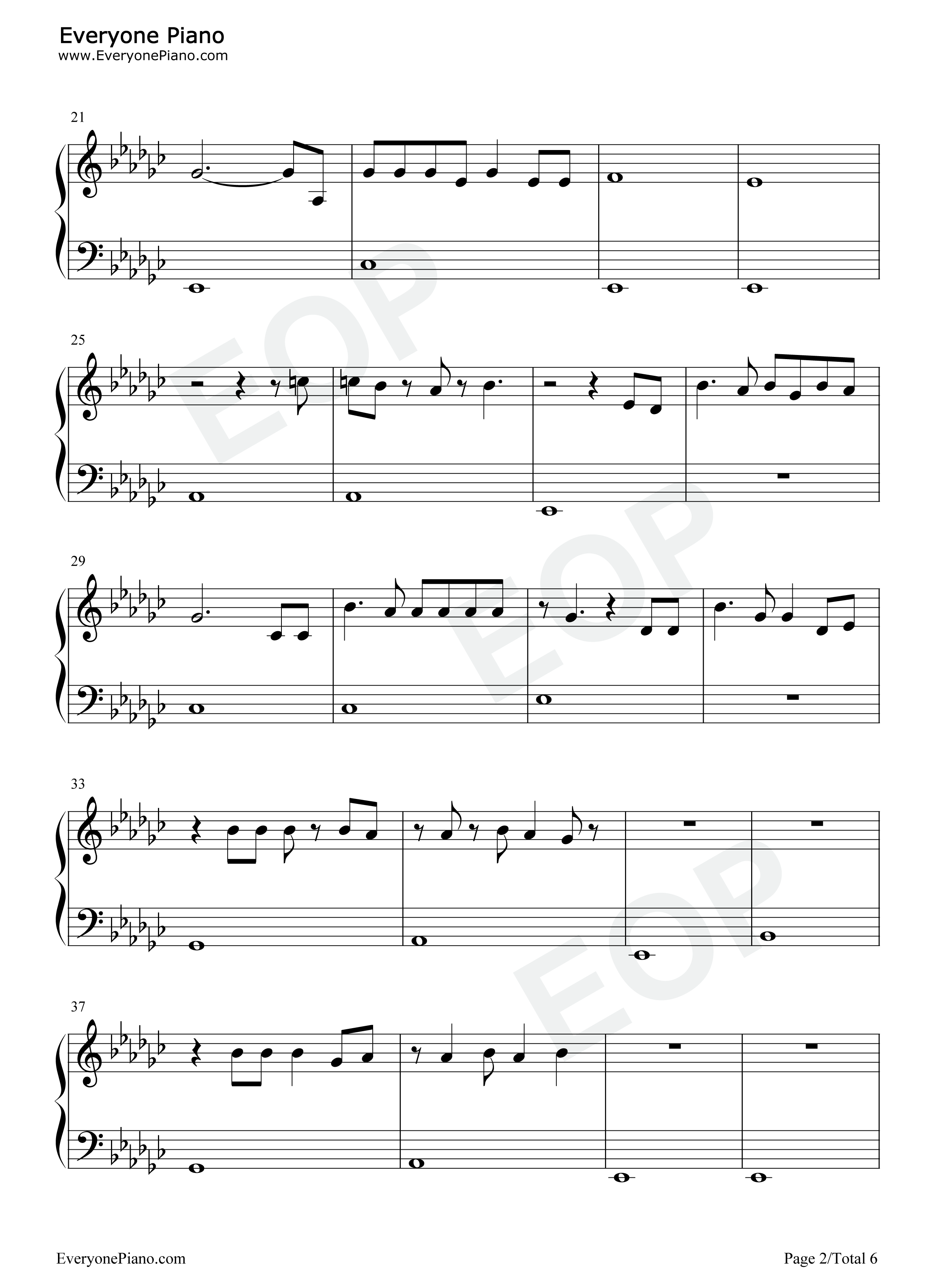 Cause_for_Concern钢琴谱_Lovejoy