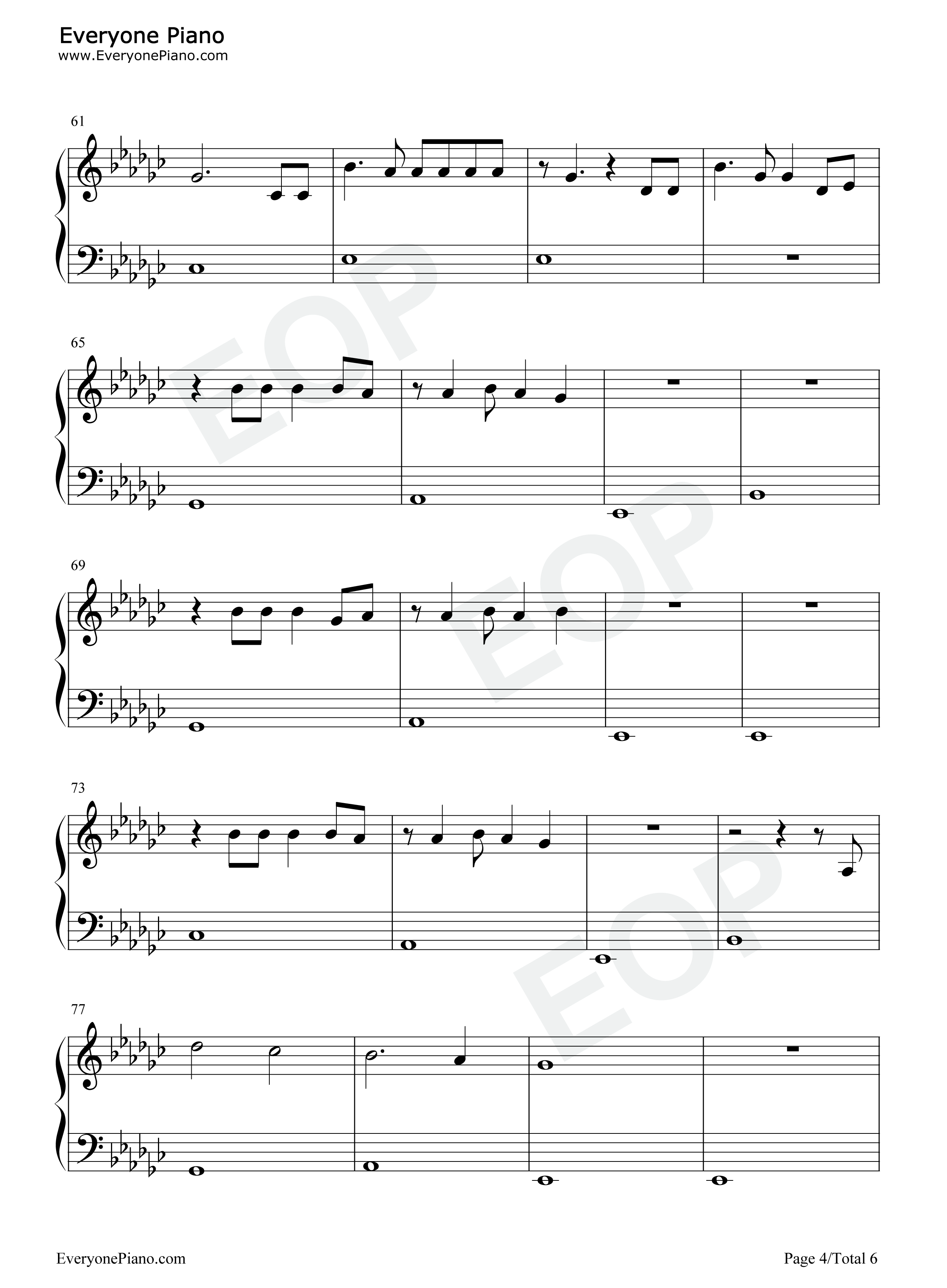 Cause_for_Concern钢琴谱_Lovejoy