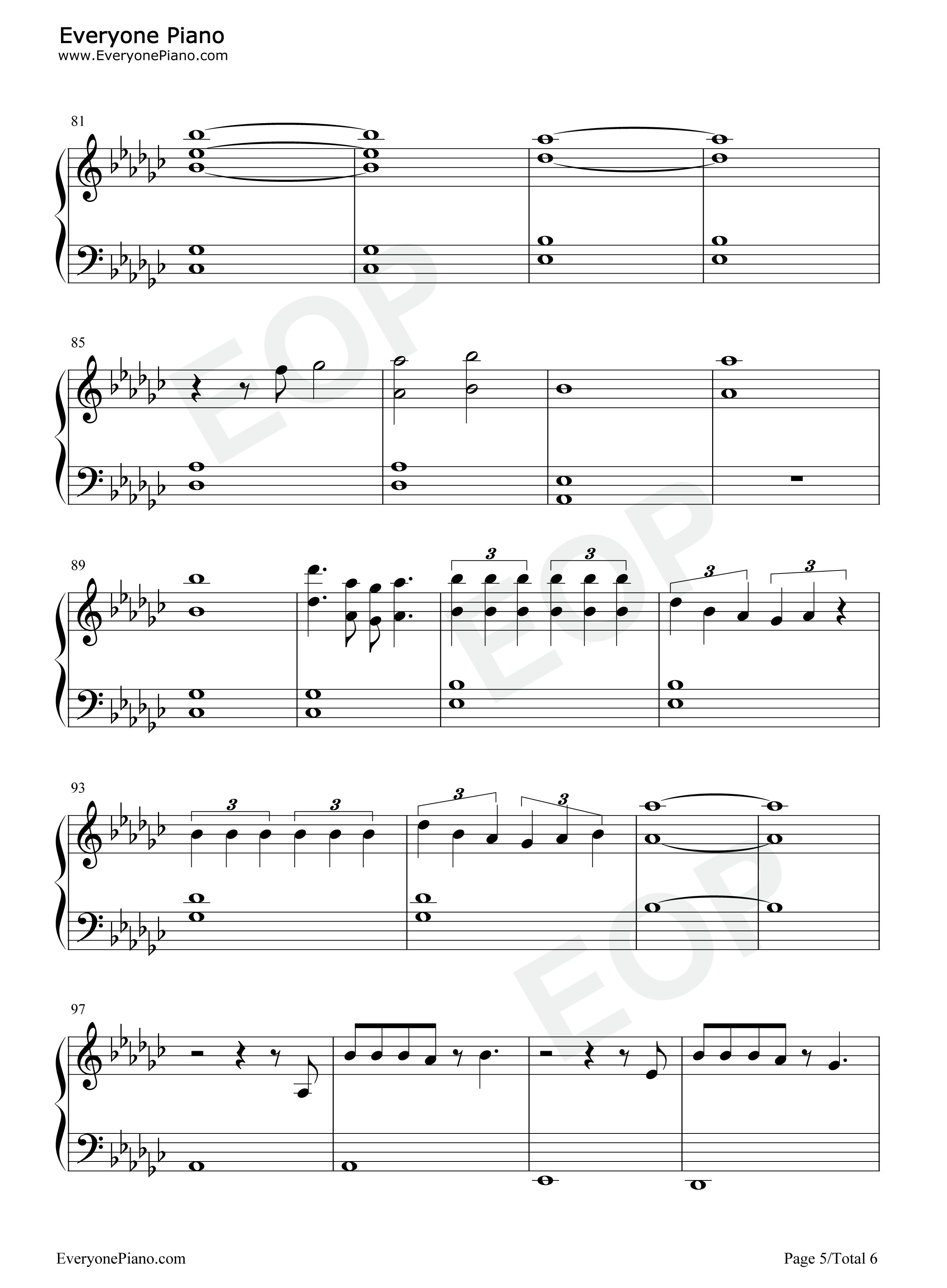 Cause_for_Concern钢琴谱_Lovejoy