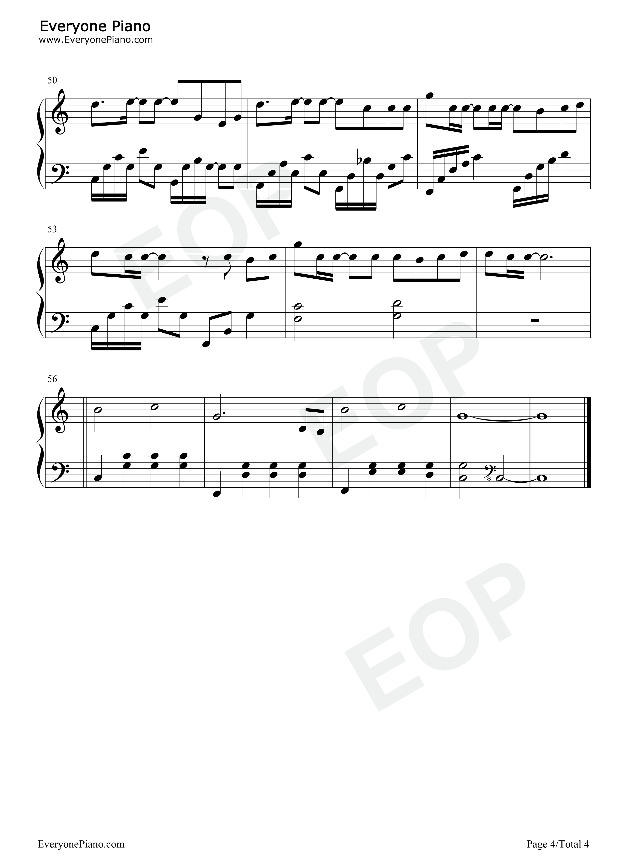 对你勇敢钢琴谱_徐秉龙