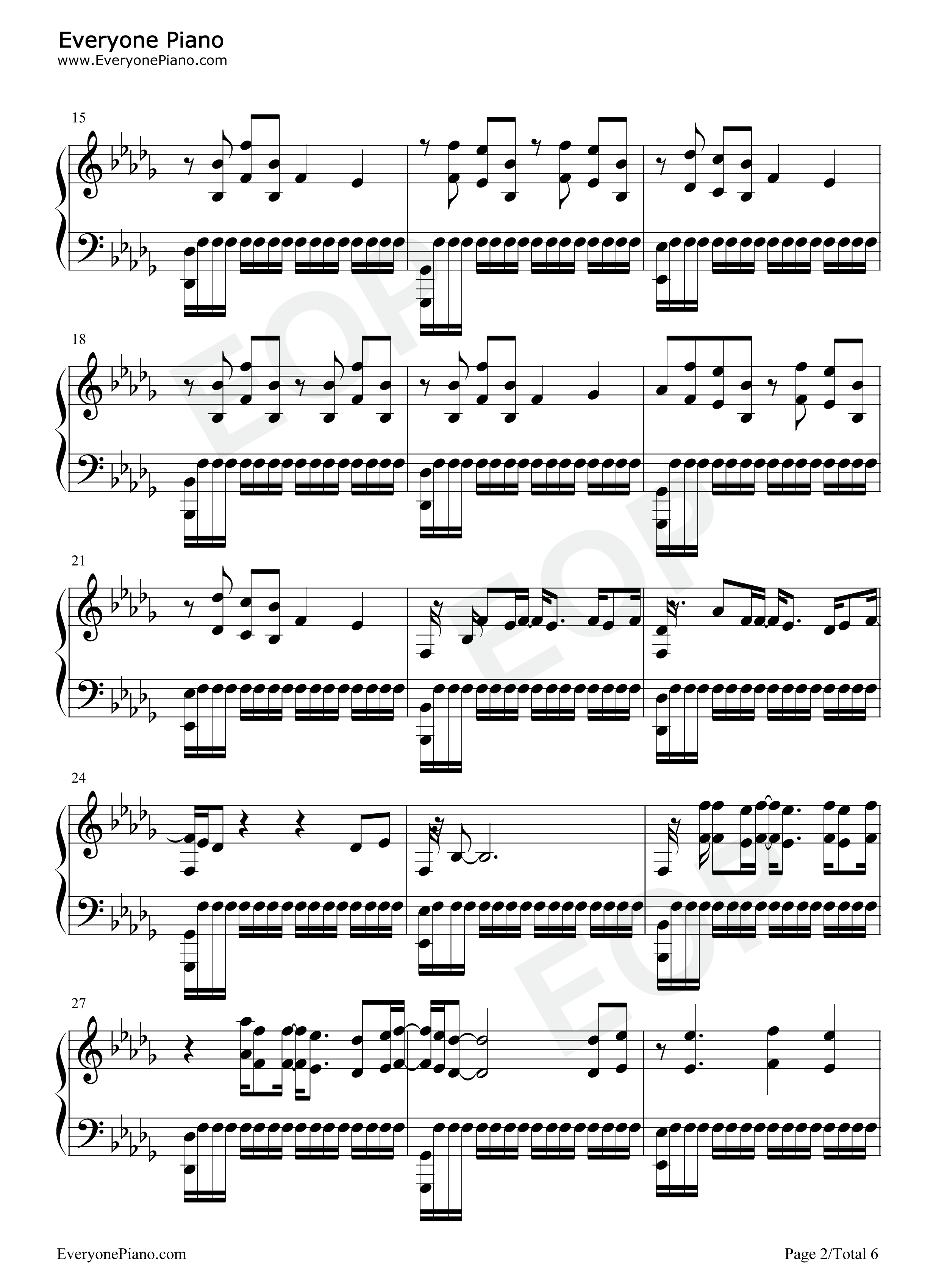 神树钢琴谱_华晨宇