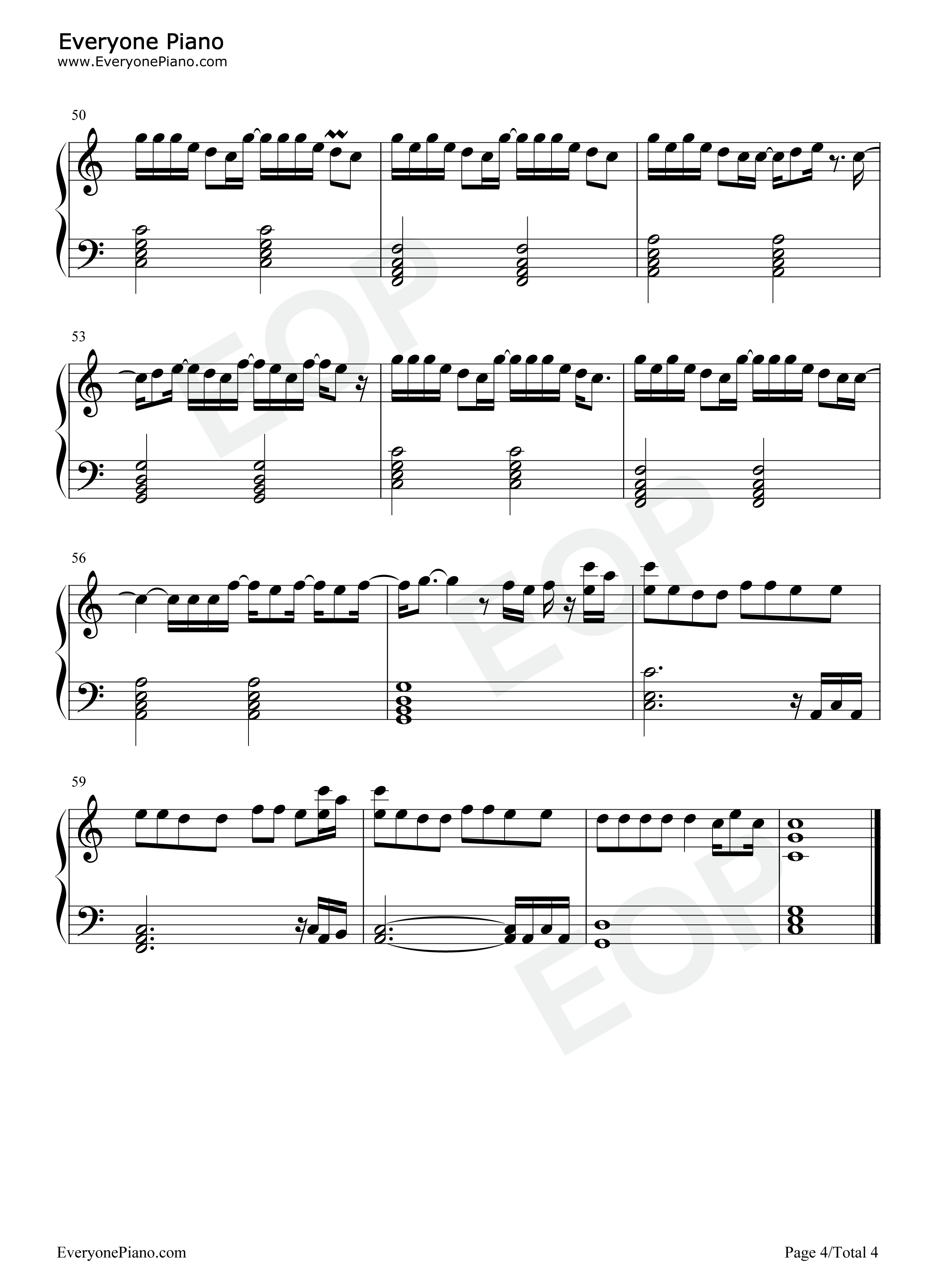 如果你也这样过钢琴谱_尤长靖