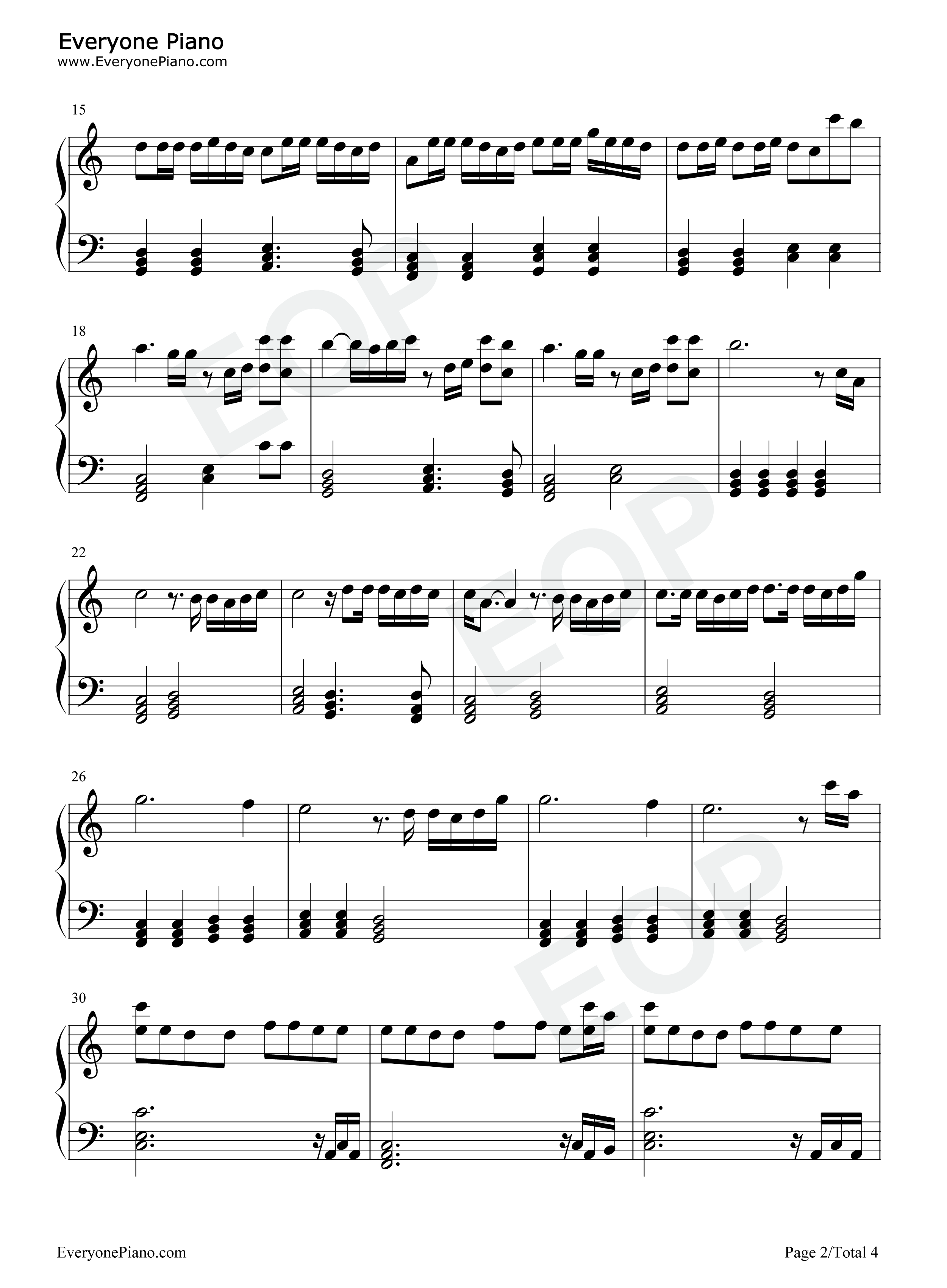 如果你也这样过钢琴谱_尤长靖