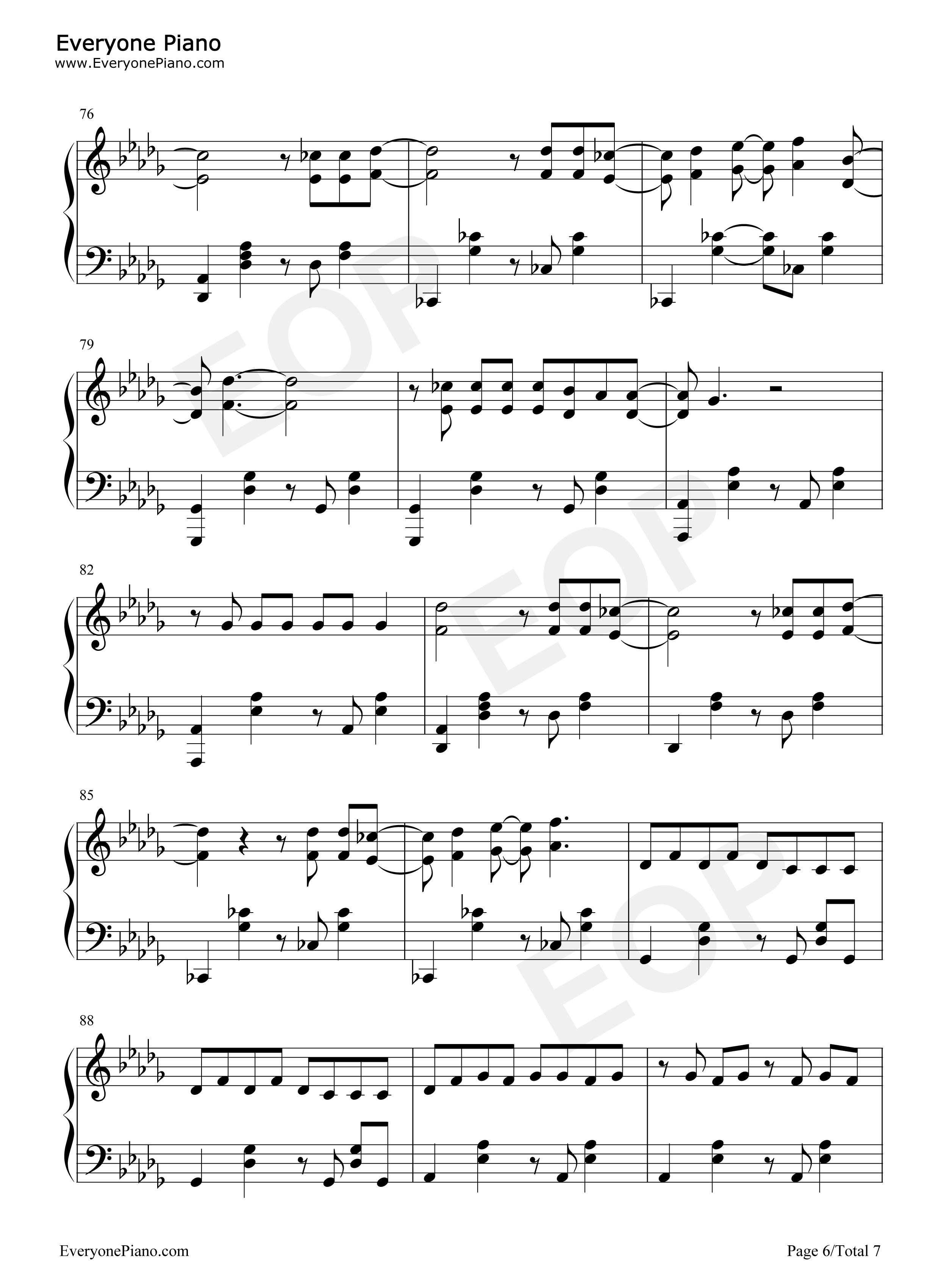 Ah_Puh钢琴谱_李知恩_IU