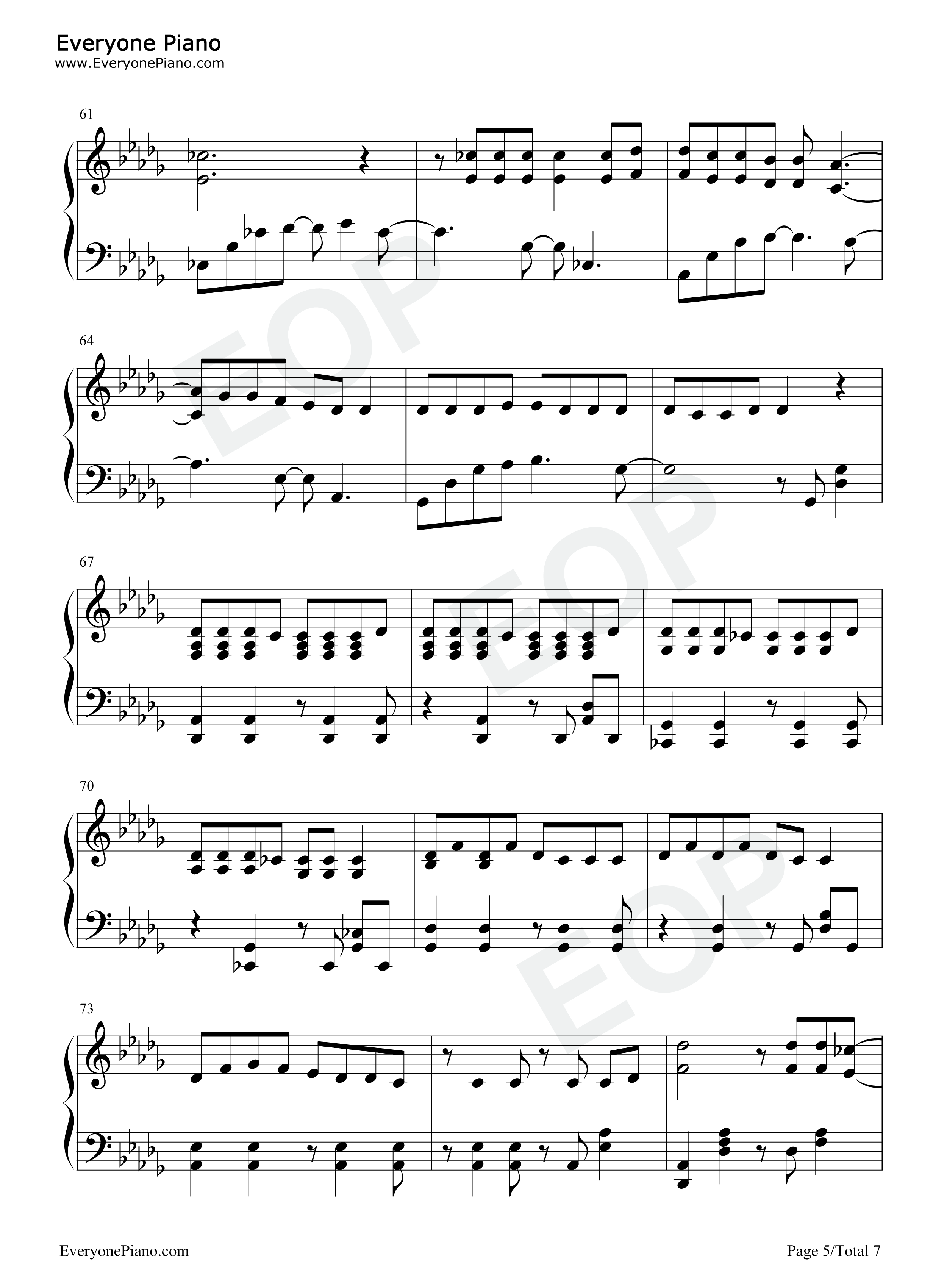 Ah_Puh钢琴谱_李知恩_IU