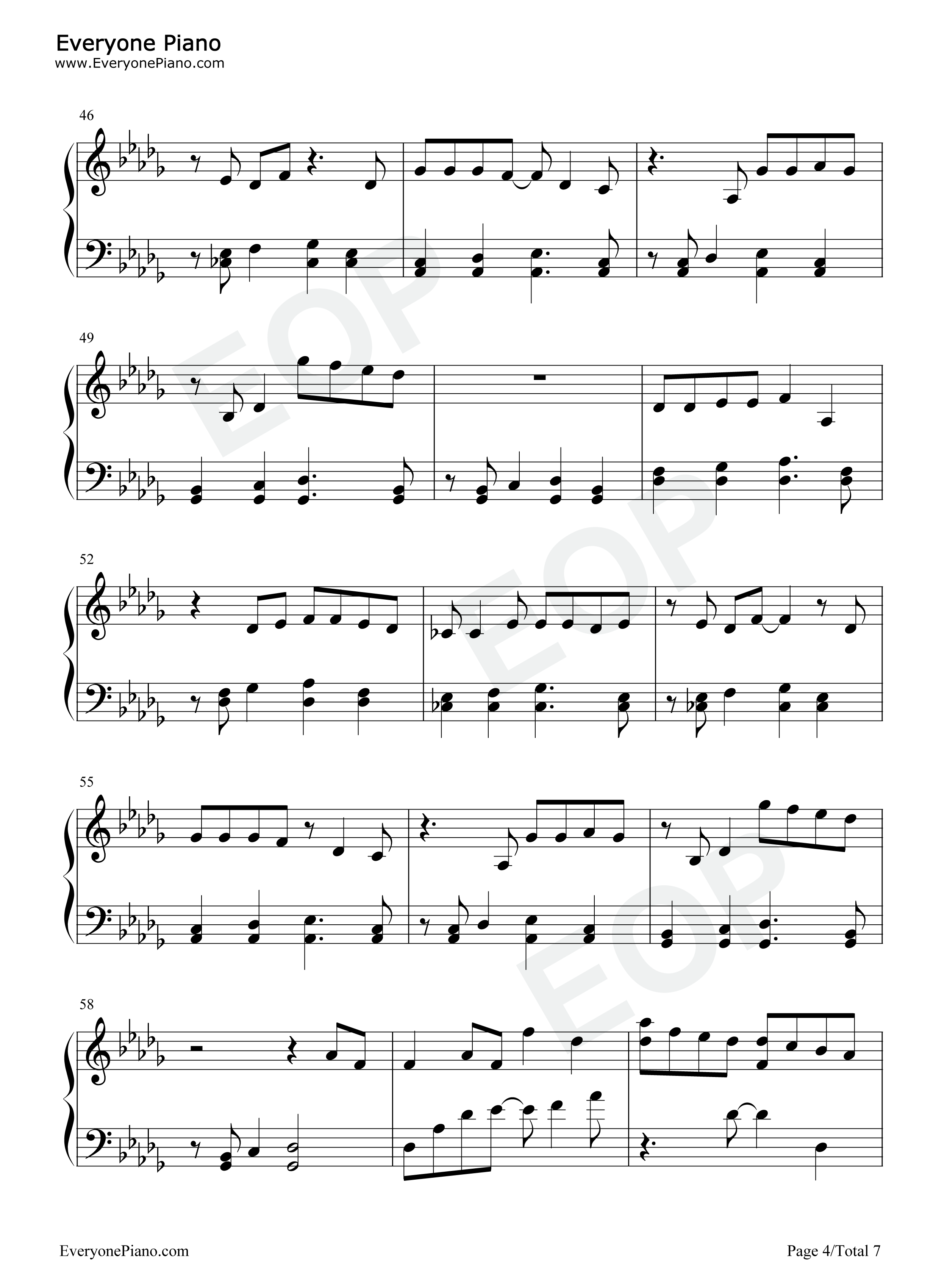 Ah_Puh钢琴谱_李知恩_IU