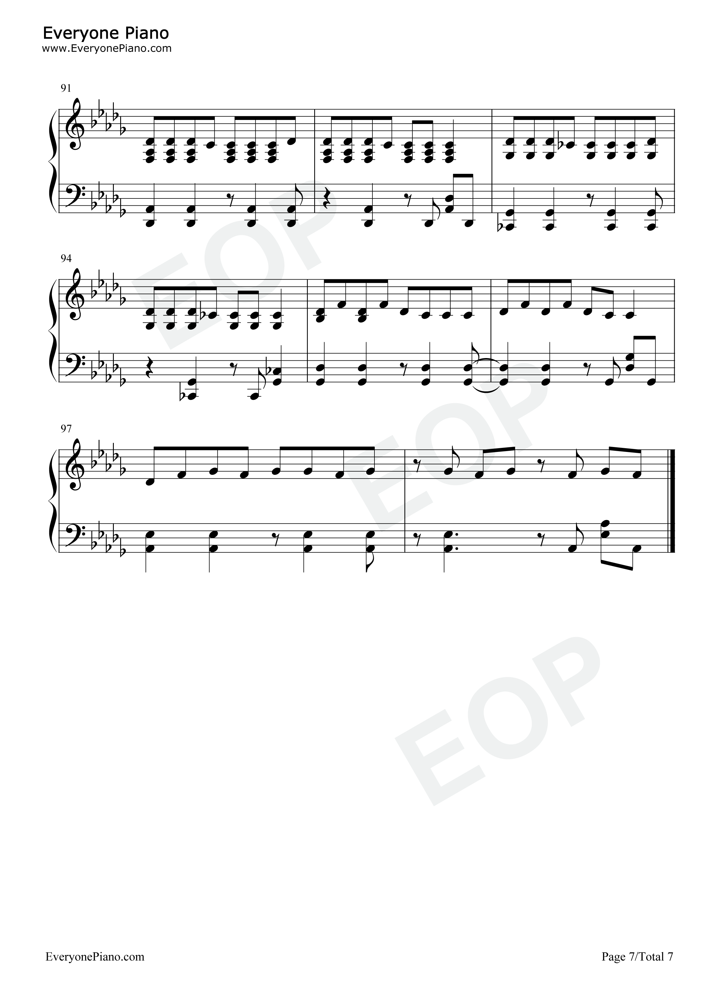 Ah_Puh钢琴谱_李知恩_IU