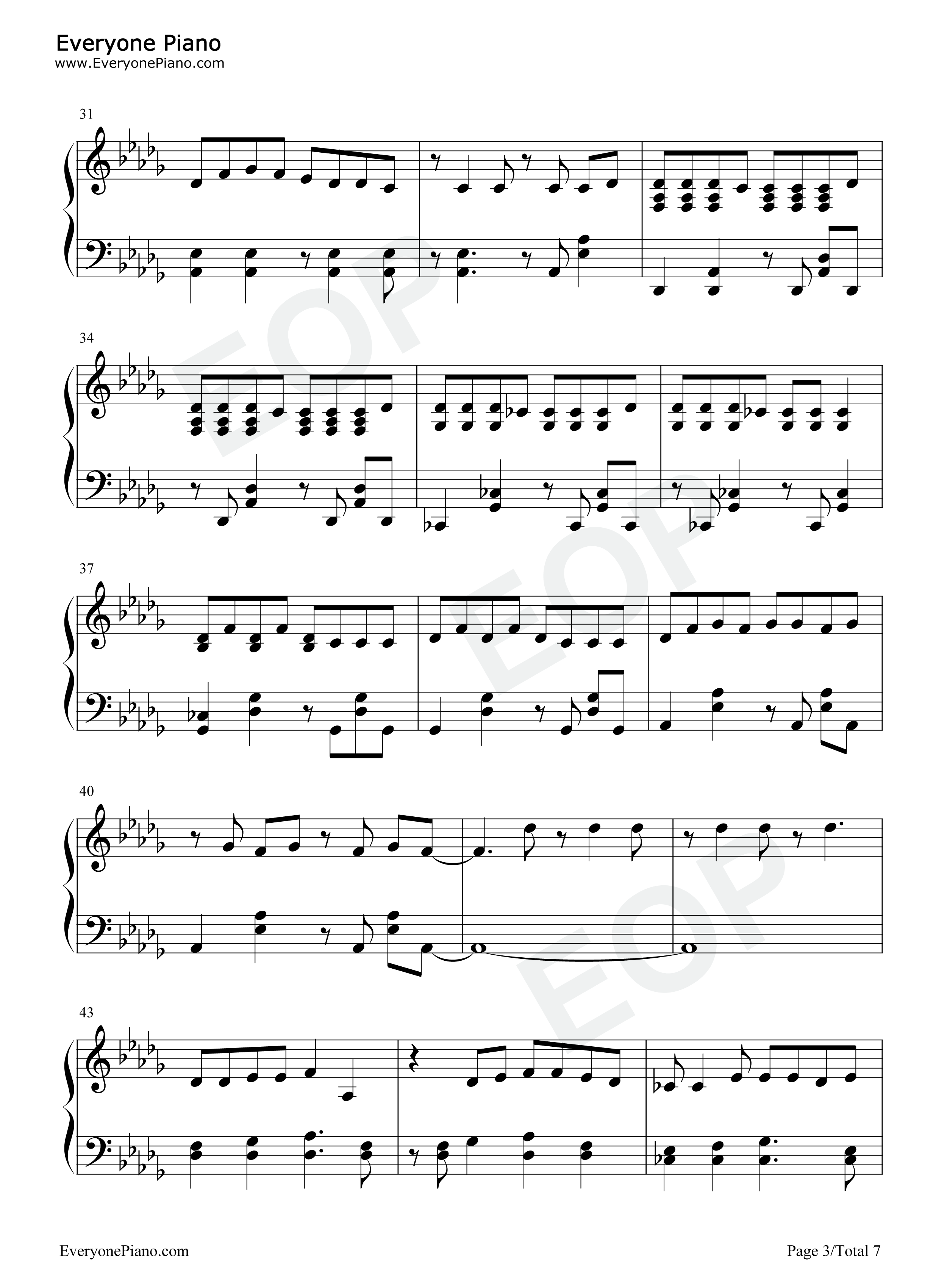 Ah_Puh钢琴谱_李知恩_IU