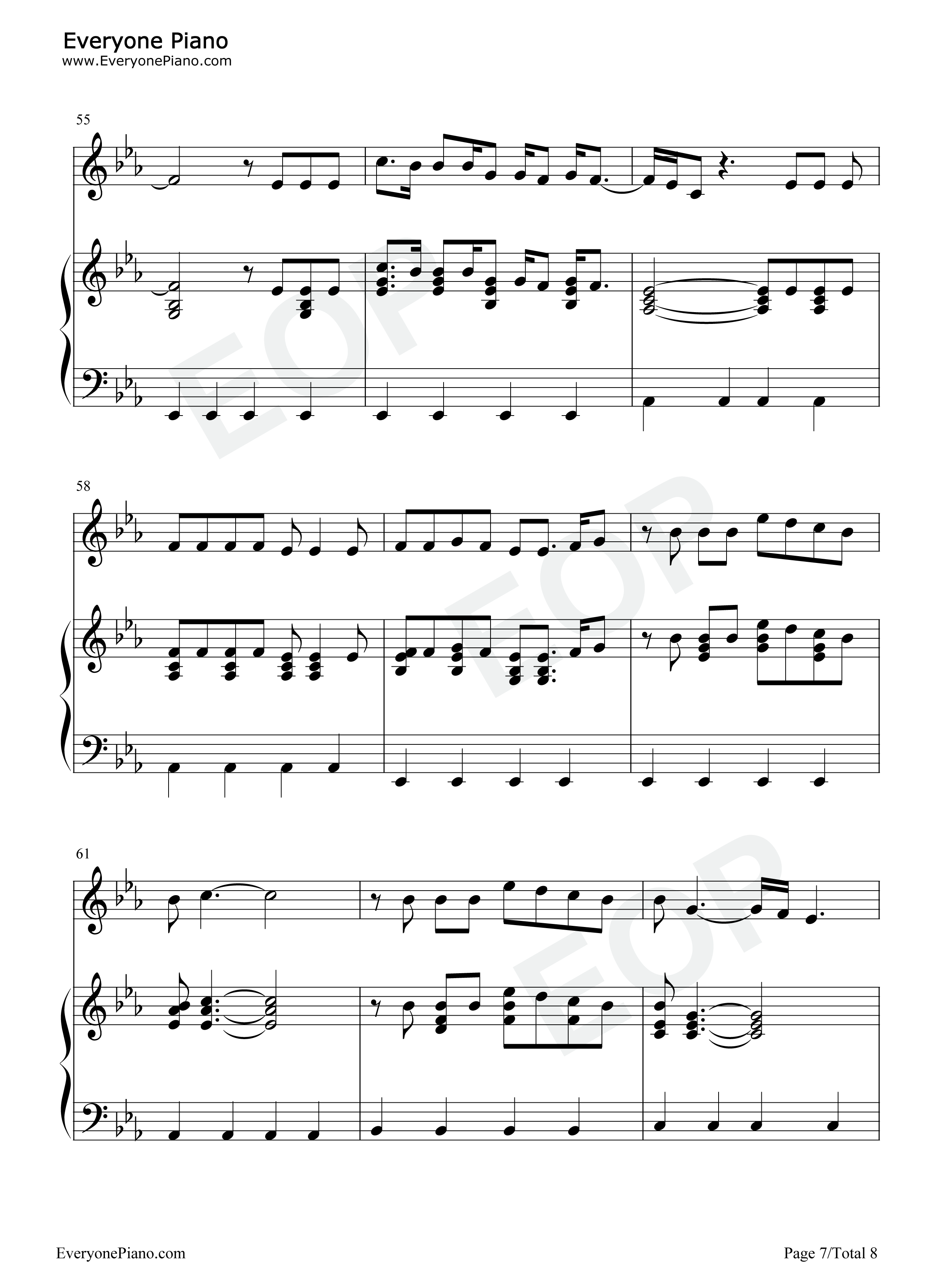 In_the_Mirror钢琴谱_Demi_Lovato