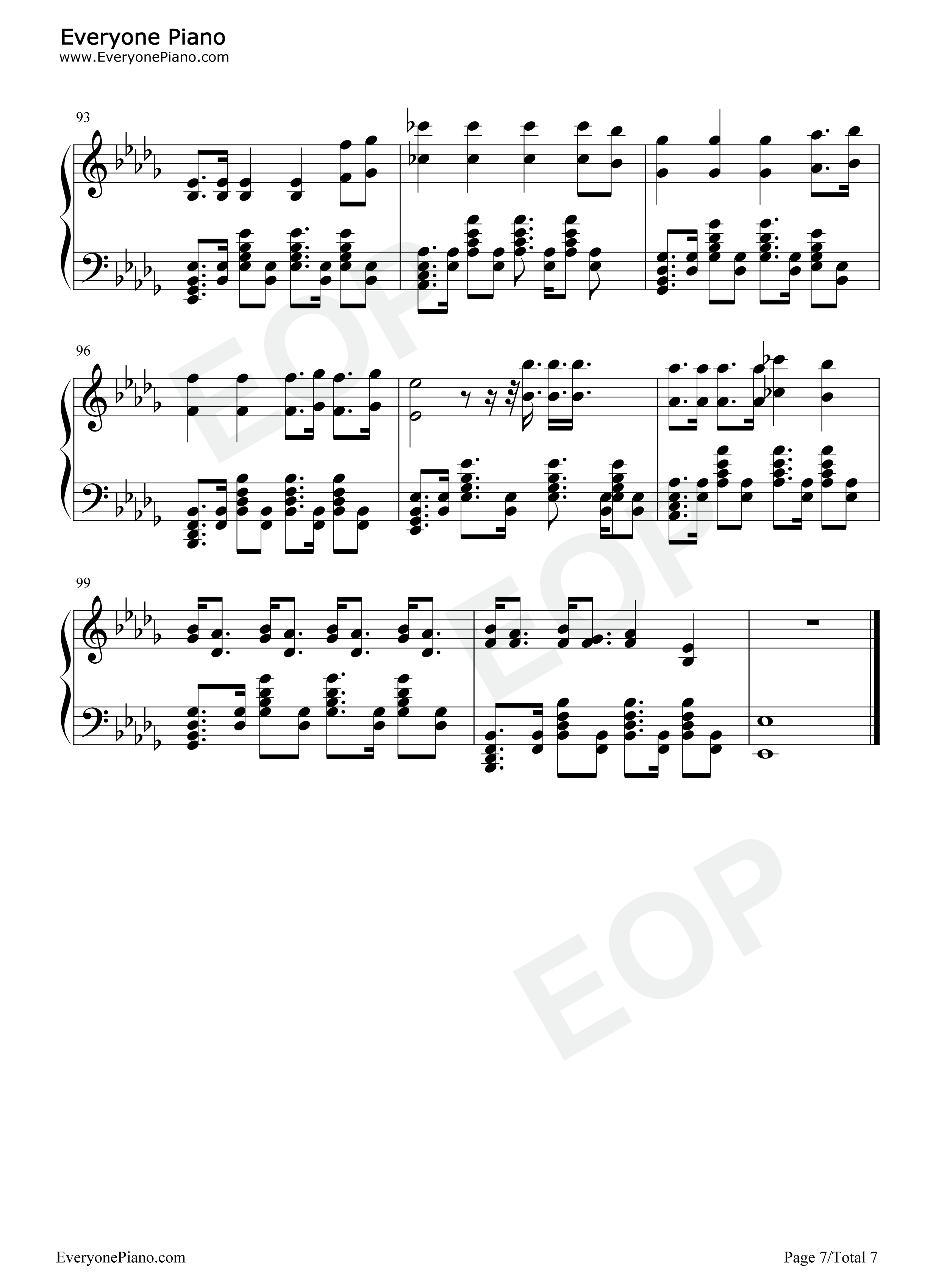 PTT_Paint_the_Town钢琴谱_本月少女_Loona