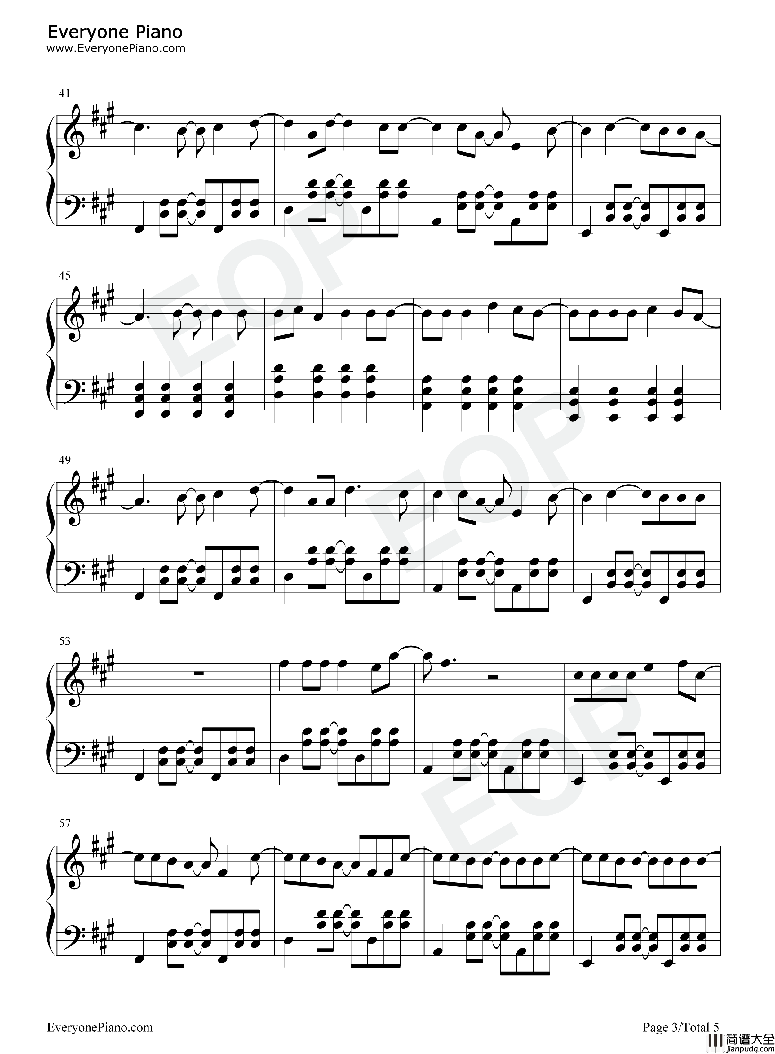 Formidable钢琴谱_Twenty_One_Pilots