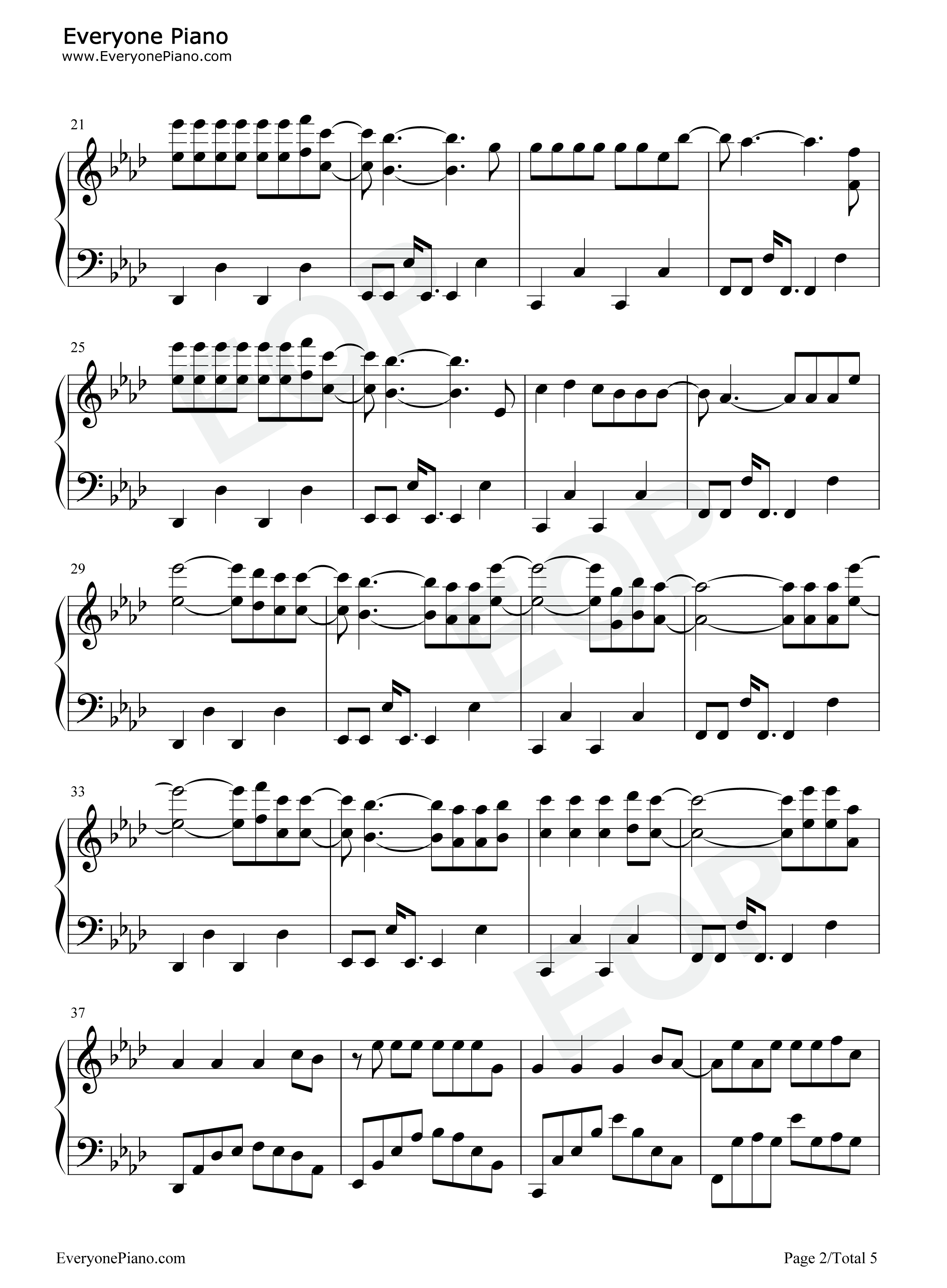 风吹一夏钢琴谱_DP龙猪_Swei水_Rays陈袁