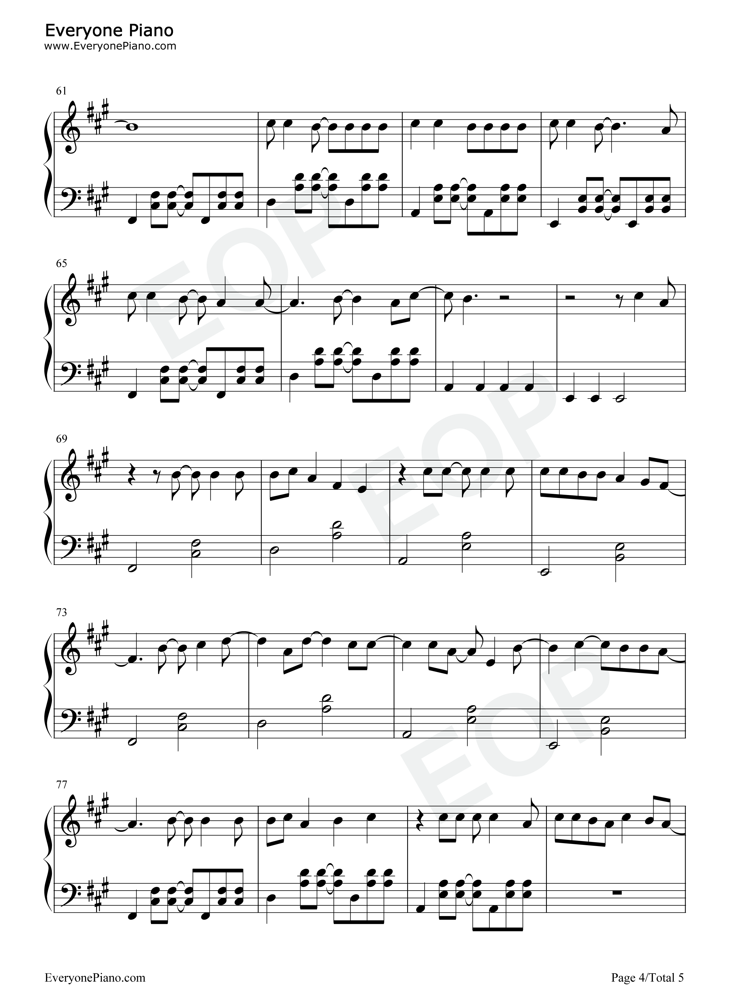 Formidable钢琴谱_Twenty_One_Pilots