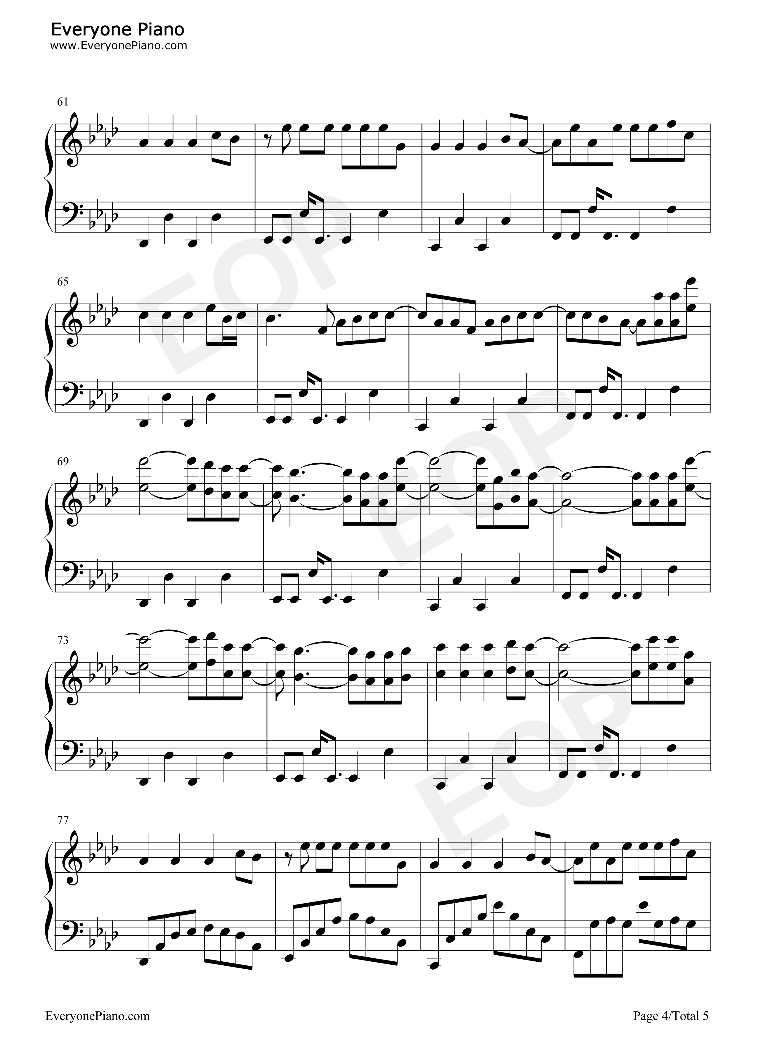 风吹一夏钢琴谱_DP龙猪_Swei水_Rays陈袁