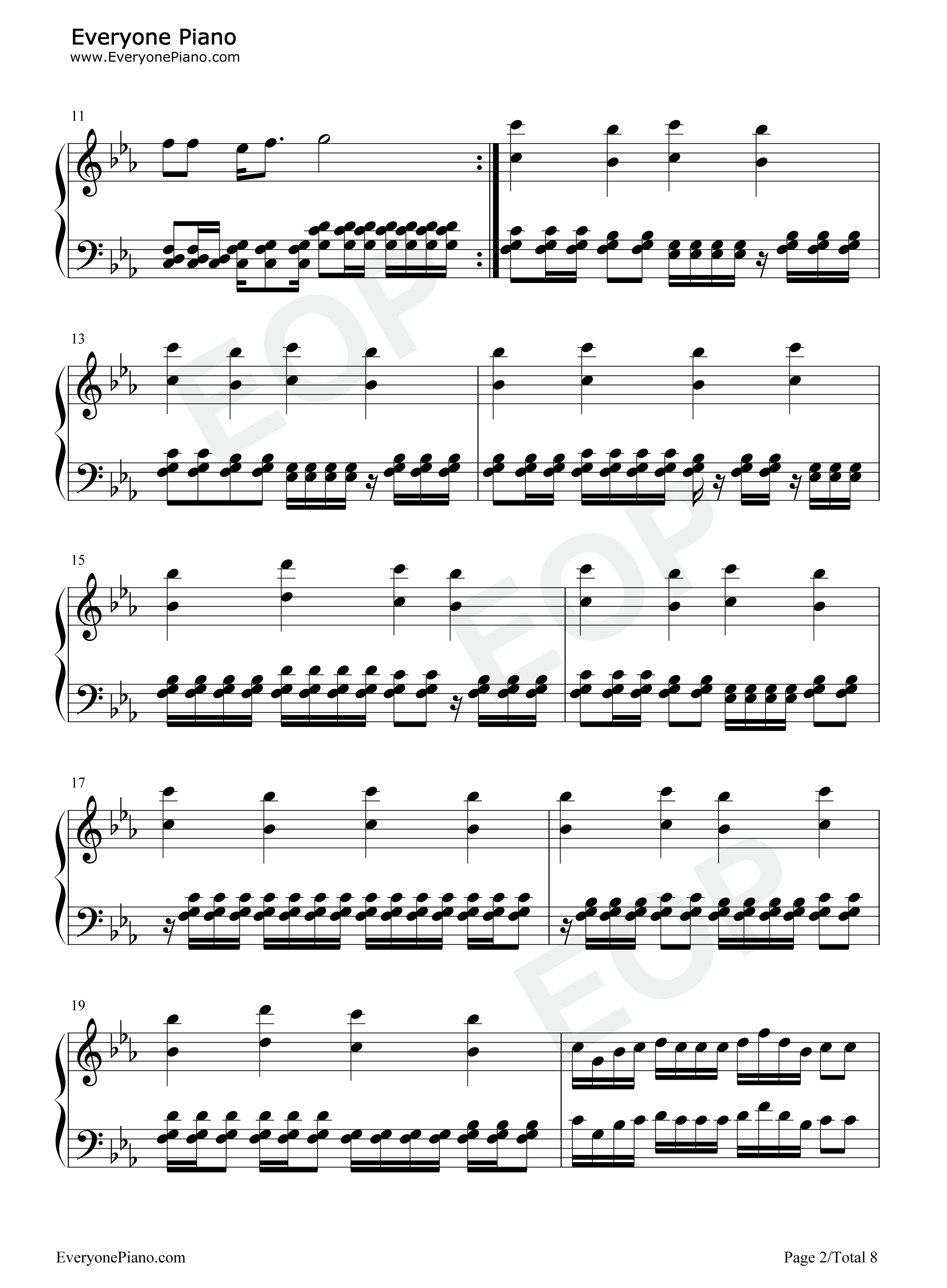 龙拳钢琴谱_周杰伦