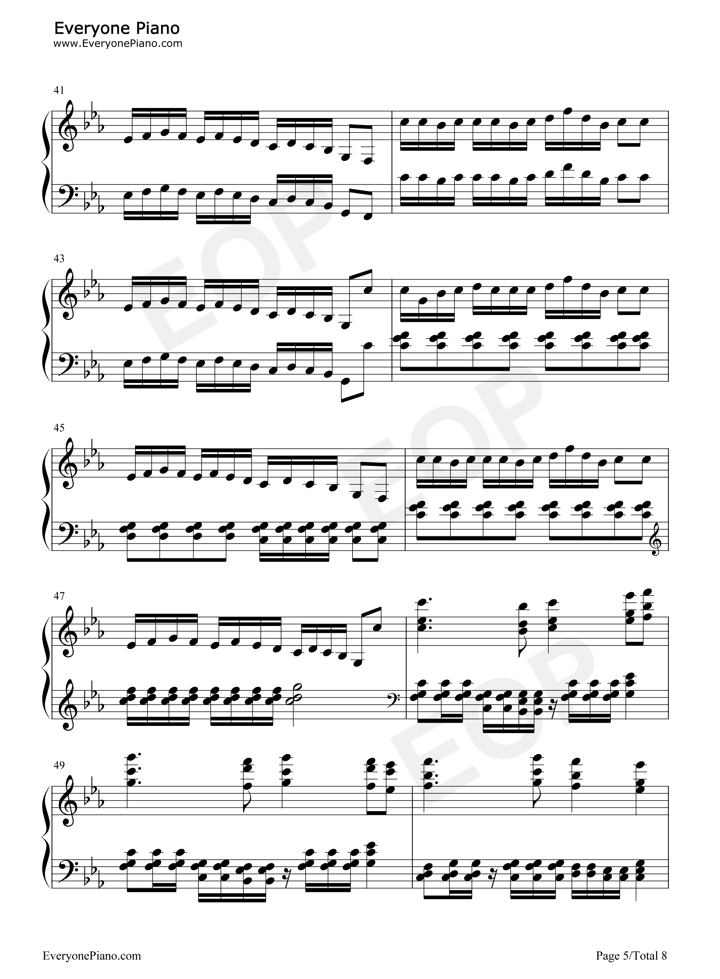 龙拳钢琴谱_周杰伦