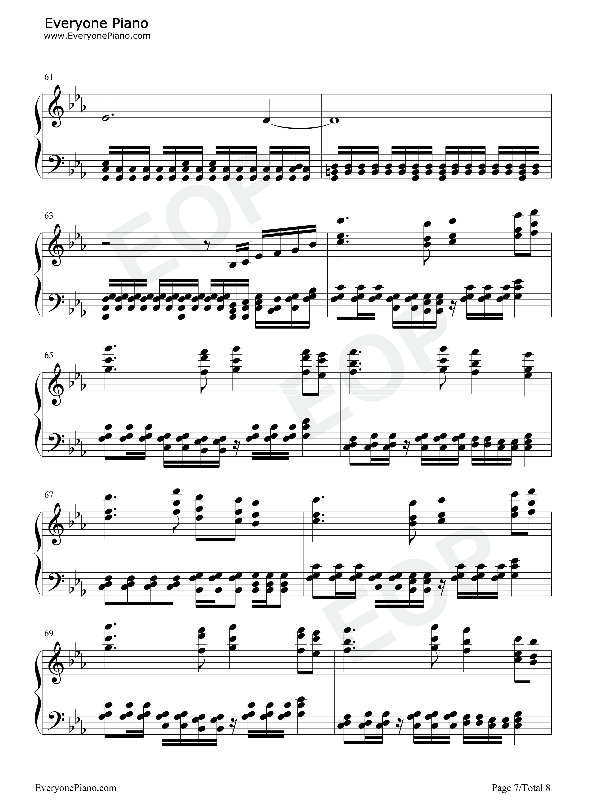 龙拳钢琴谱_周杰伦