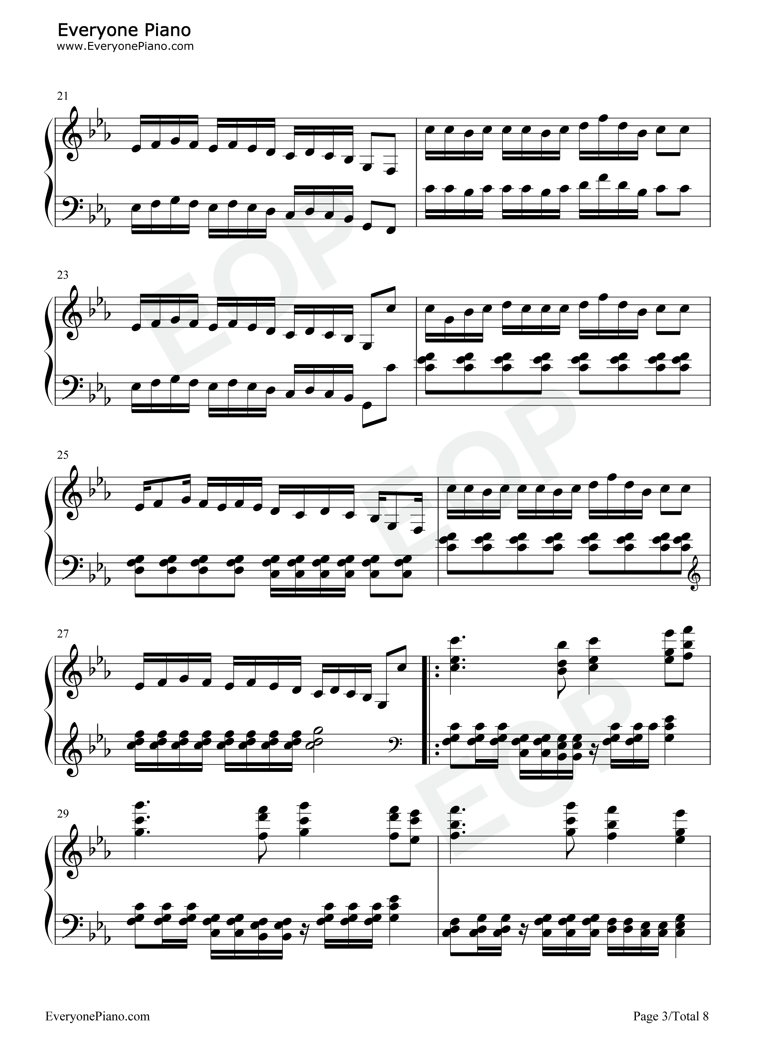 龙拳钢琴谱_周杰伦