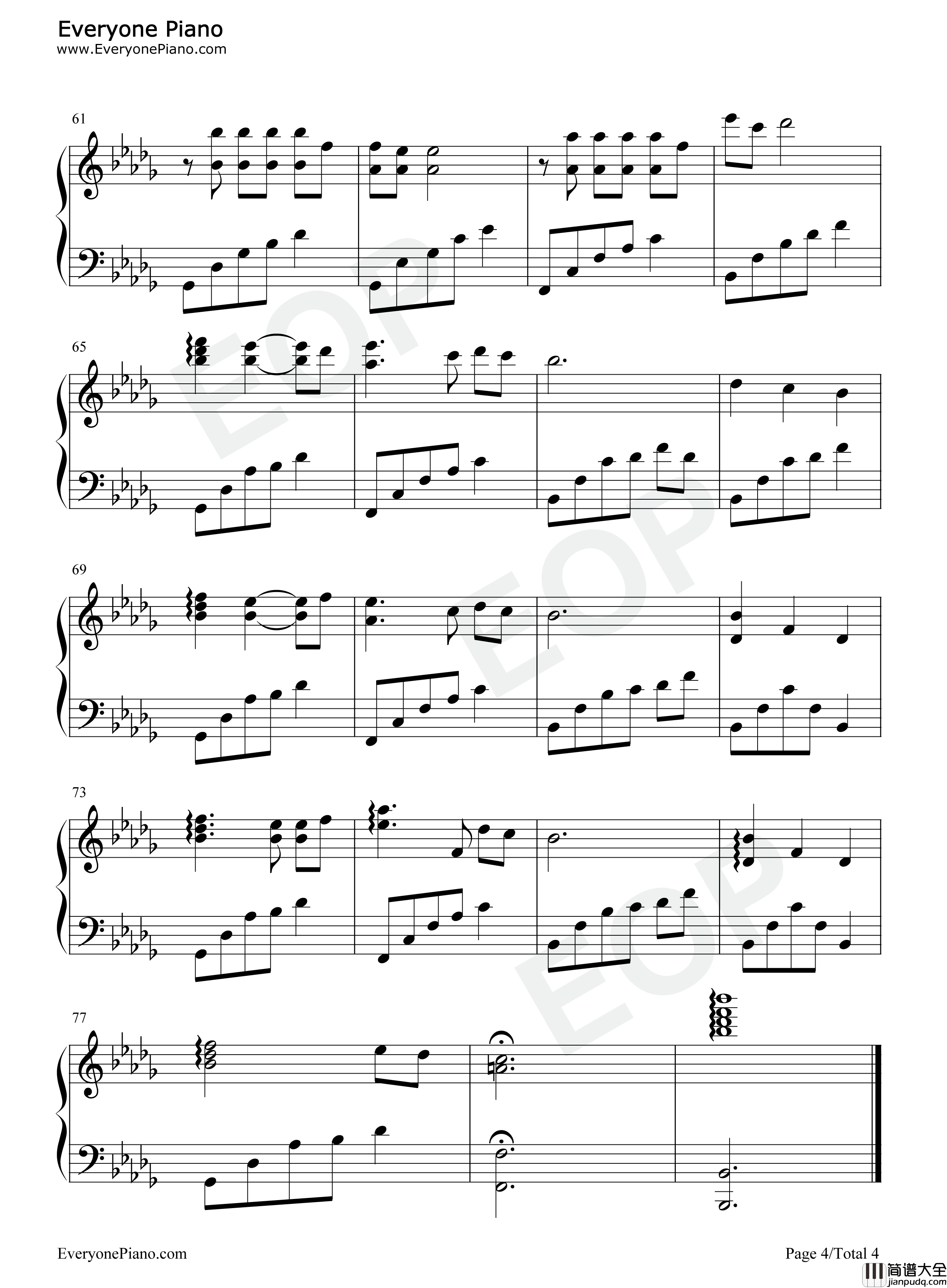 记得有人在等你钢琴谱_石进