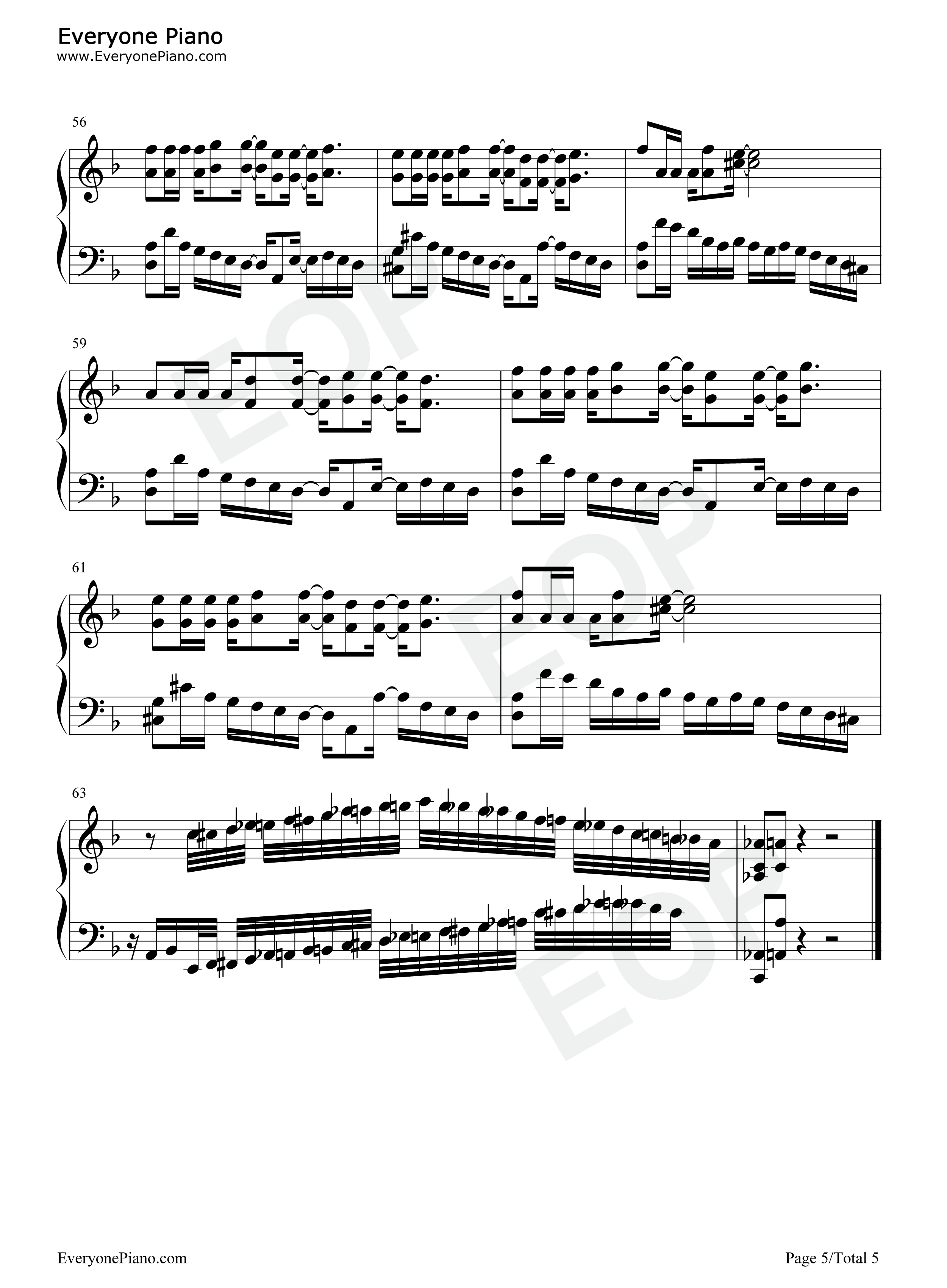 完美主义钢琴谱_周杰伦