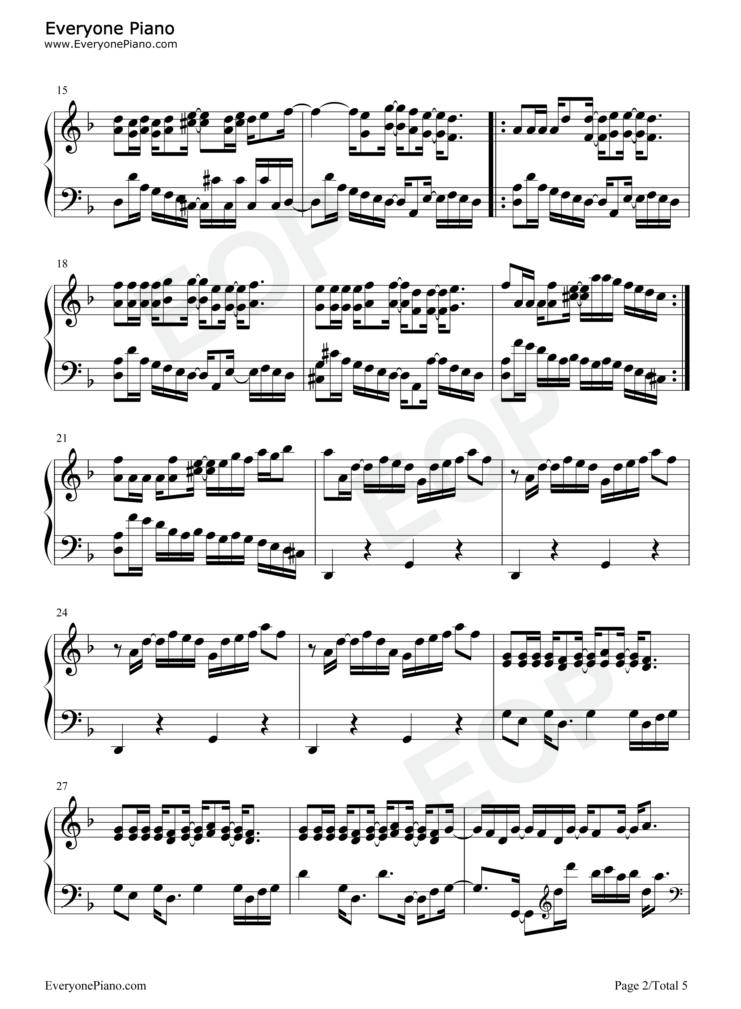 完美主义钢琴谱_周杰伦