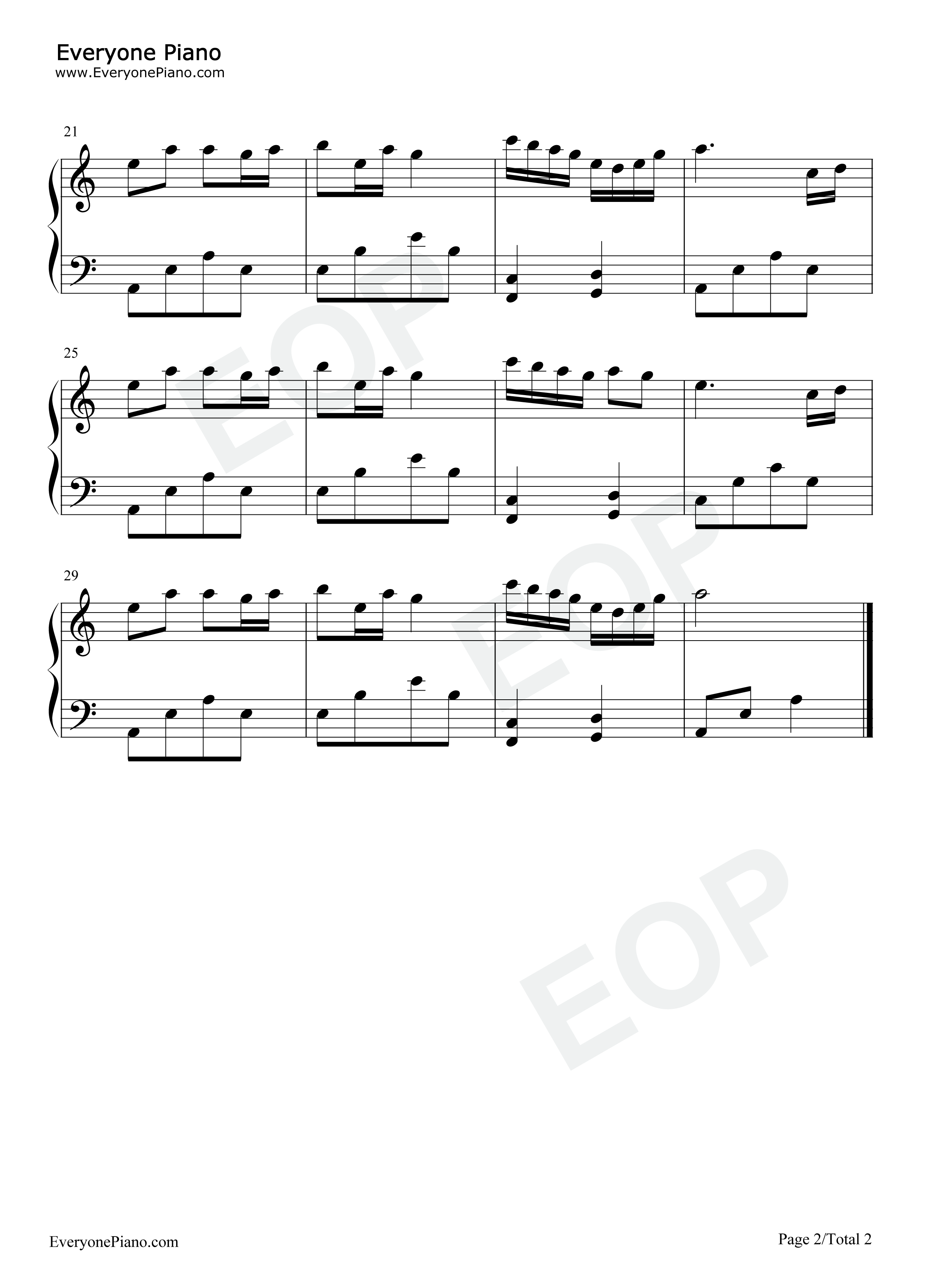 羽落钢琴谱_孟维来