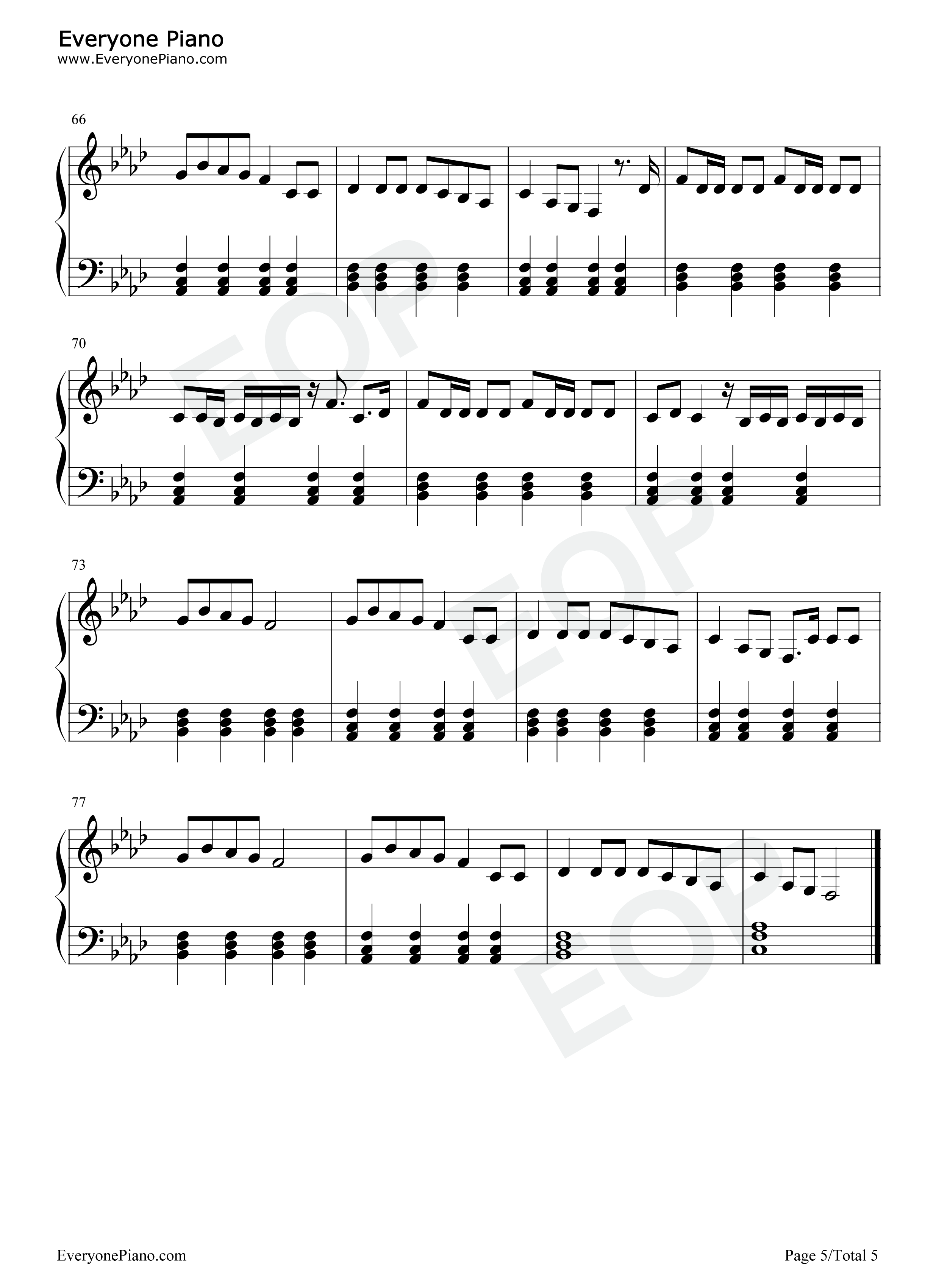 Ram_Pam_Pam钢琴谱_Natti_Natasha_Becky_G