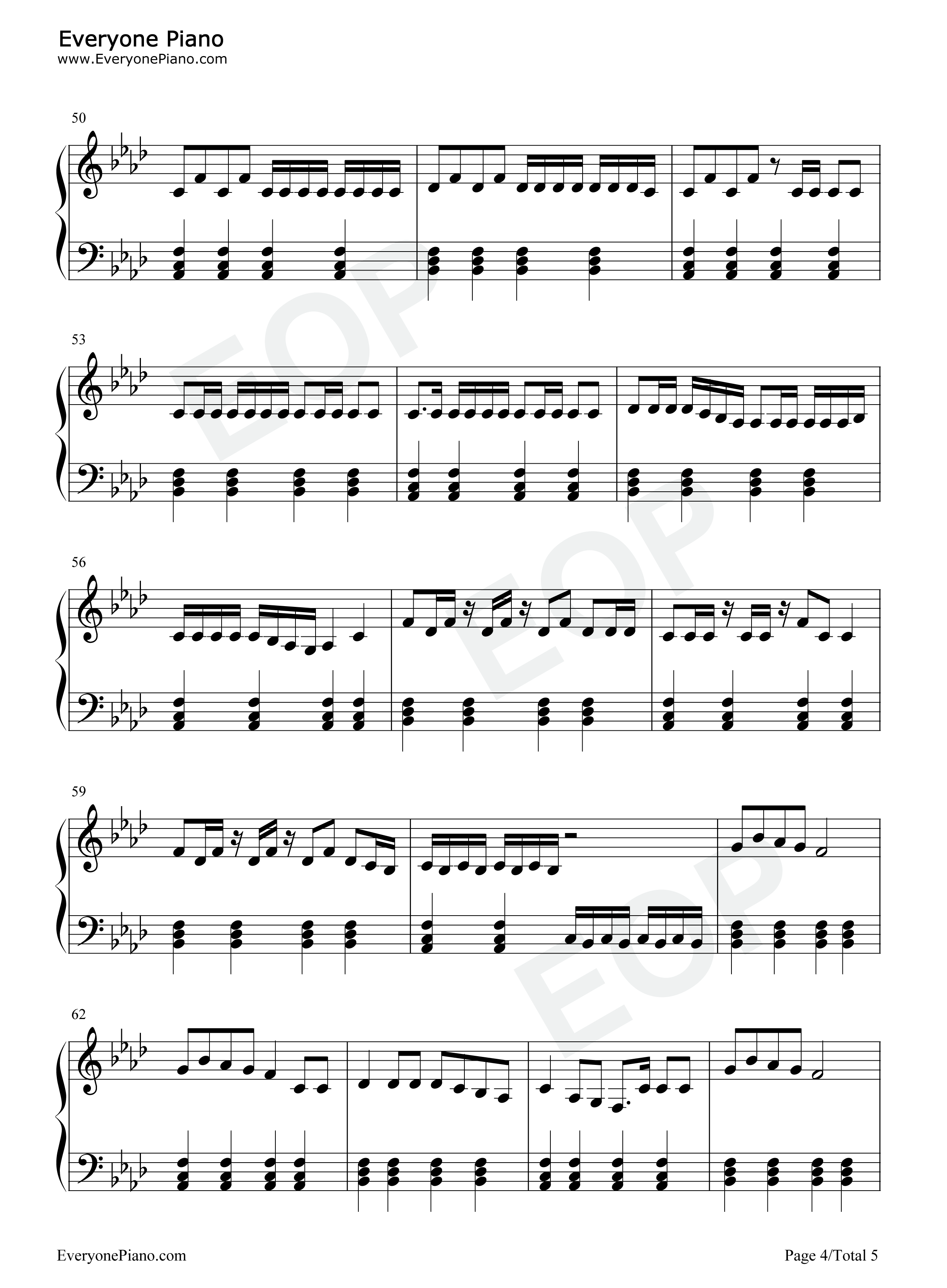 Ram_Pam_Pam钢琴谱_Natti_Natasha_Becky_G