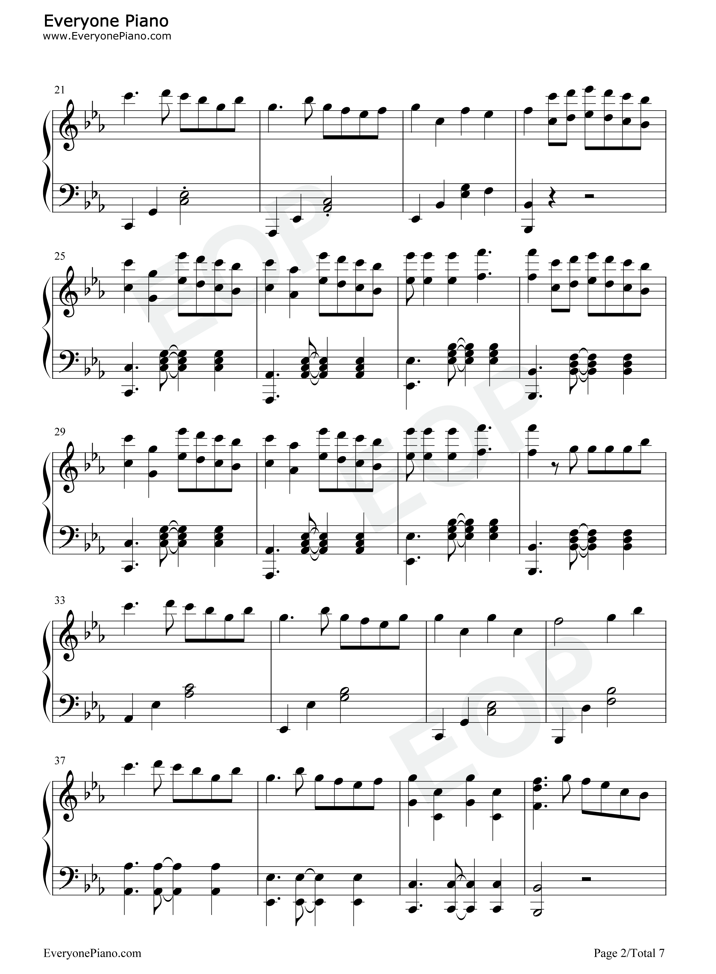 Hiding_In_The_Blue钢琴谱_TheFatRat_RIELL