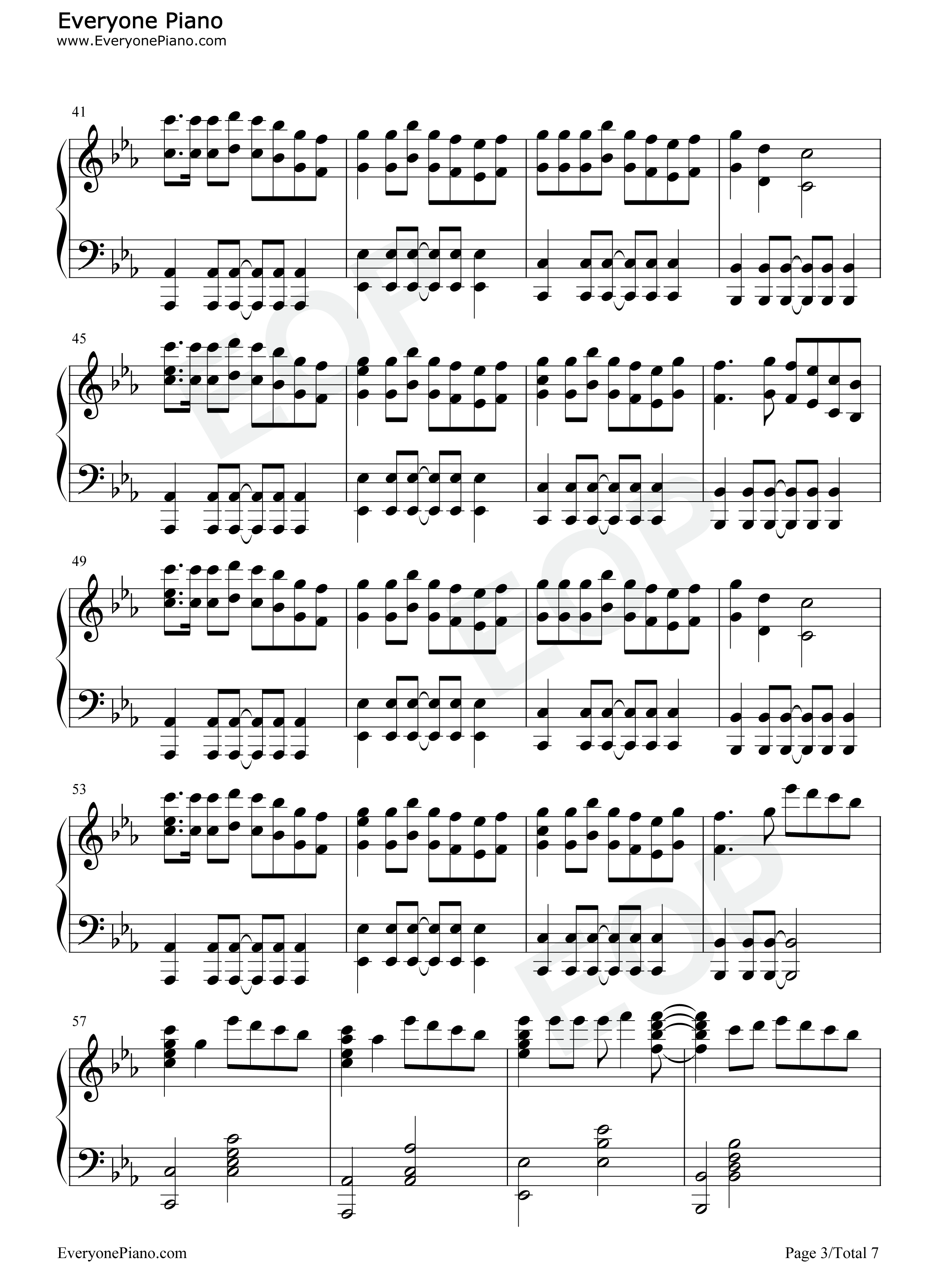 Hiding_In_The_Blue钢琴谱_TheFatRat_RIELL