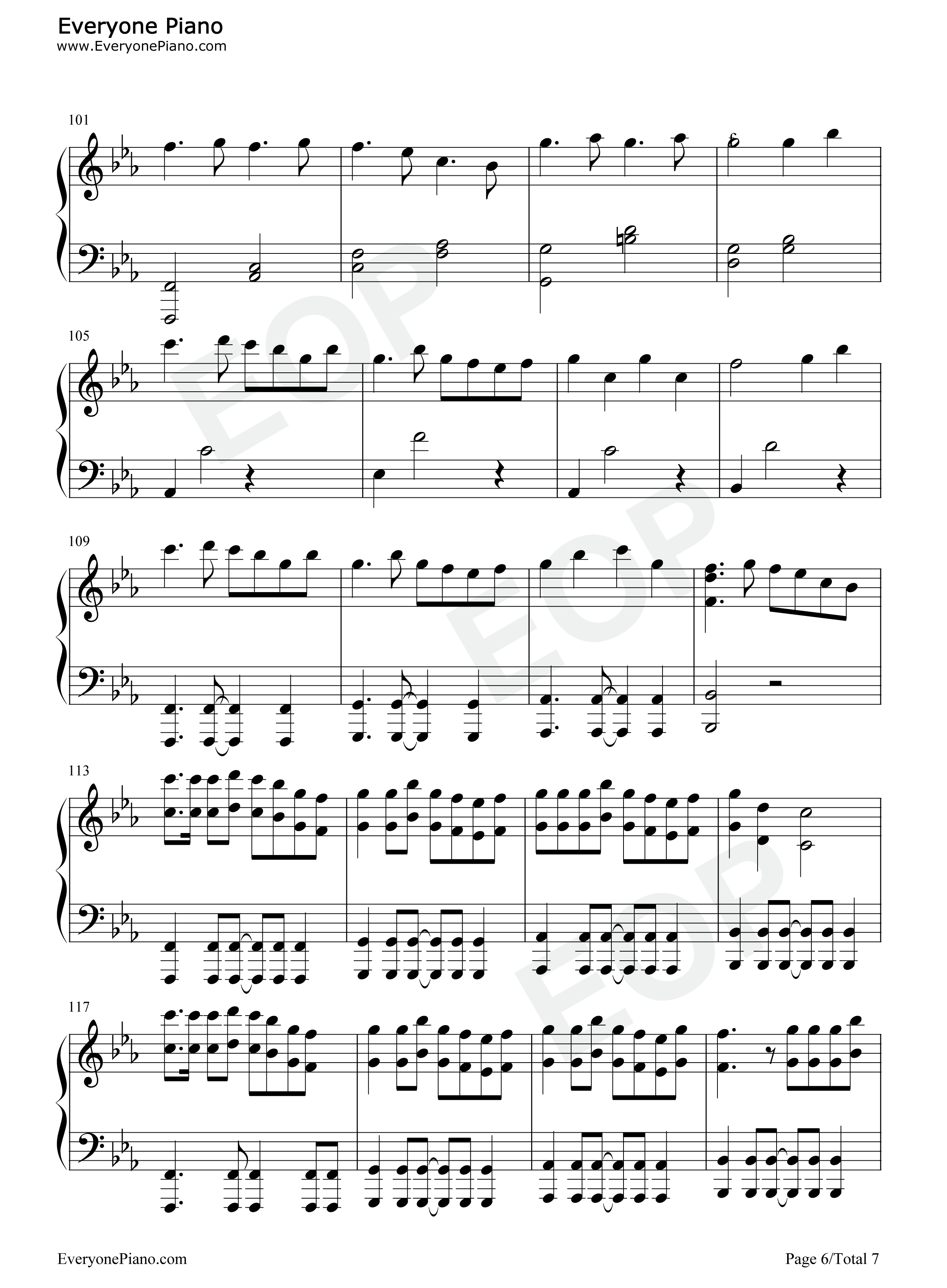 Hiding_In_The_Blue钢琴谱_TheFatRat_RIELL