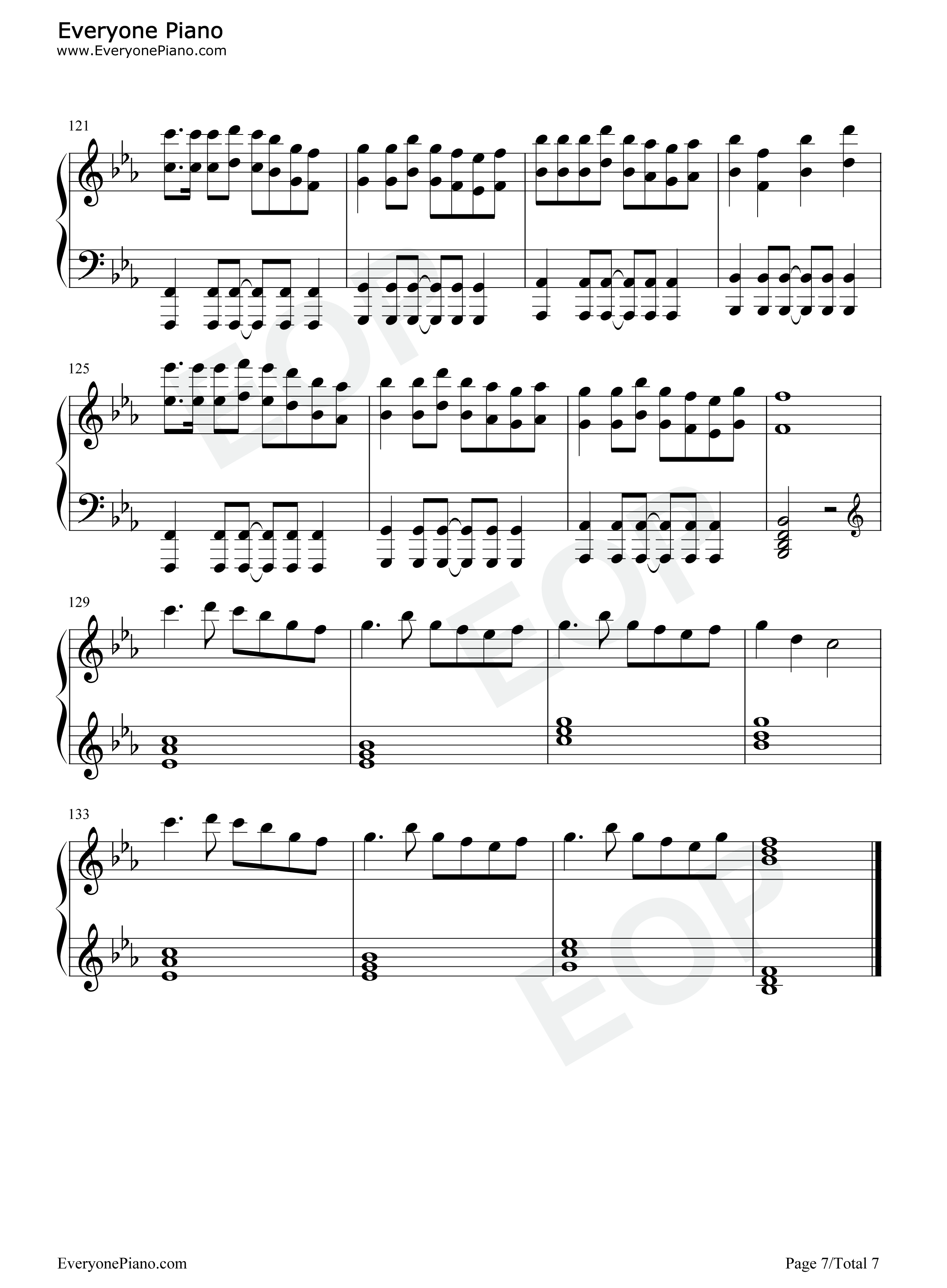 Hiding_In_The_Blue钢琴谱_TheFatRat_RIELL