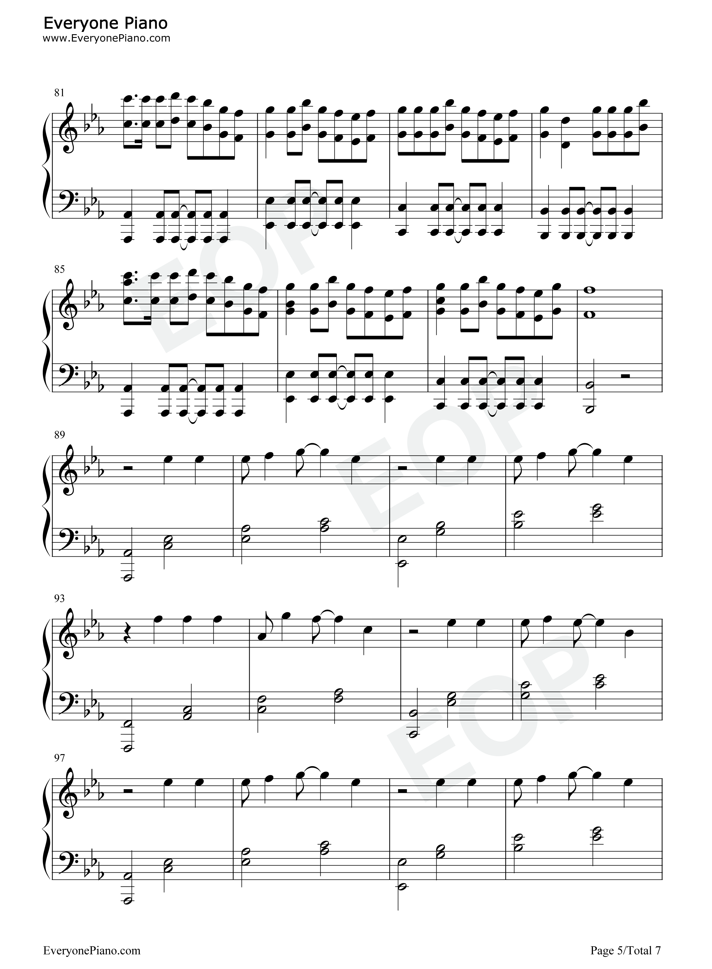 Hiding_In_The_Blue钢琴谱_TheFatRat_RIELL