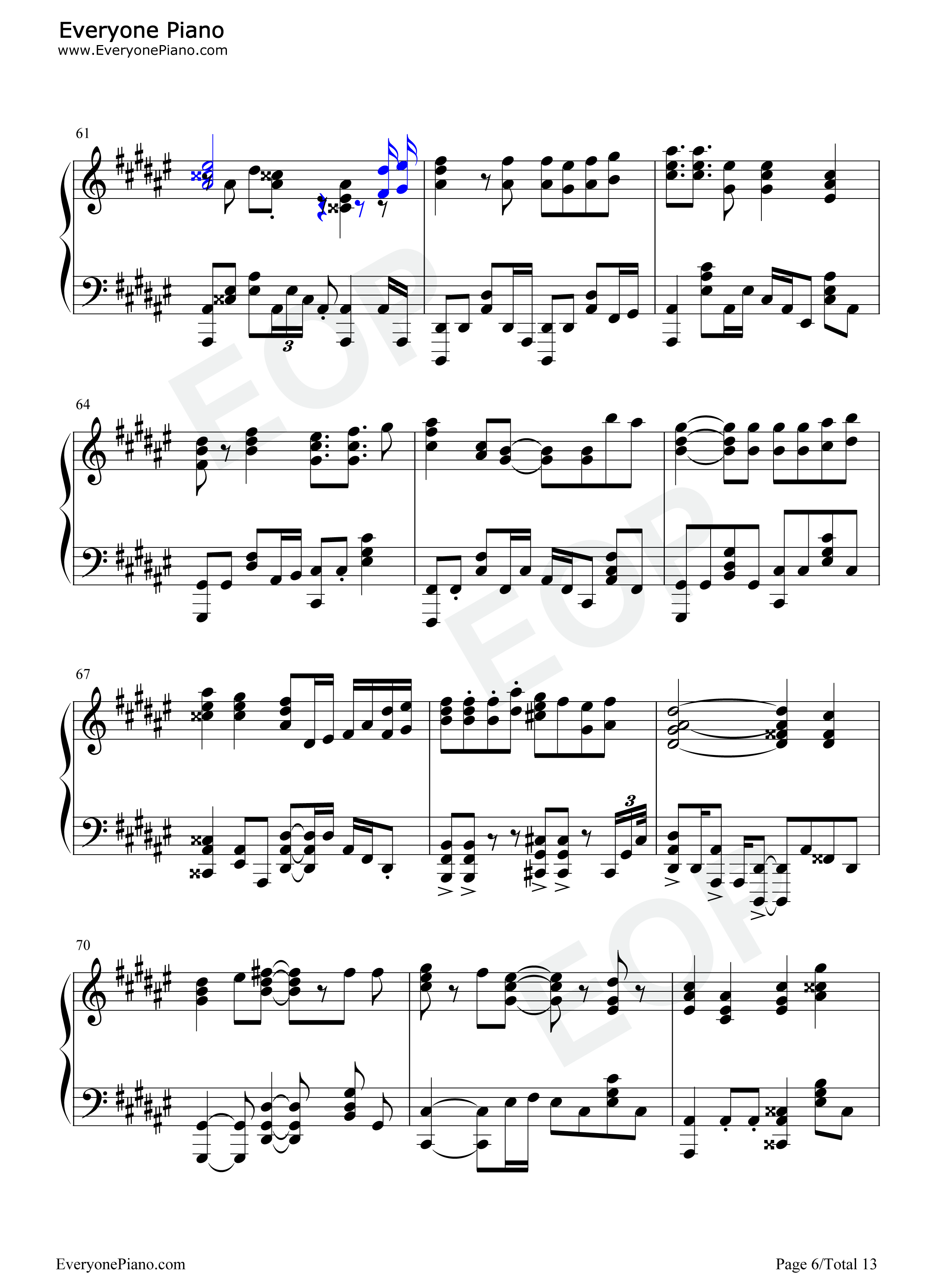 ウェルカム_トゥ_ブリリアントパーティ钢琴谱_上坂堇