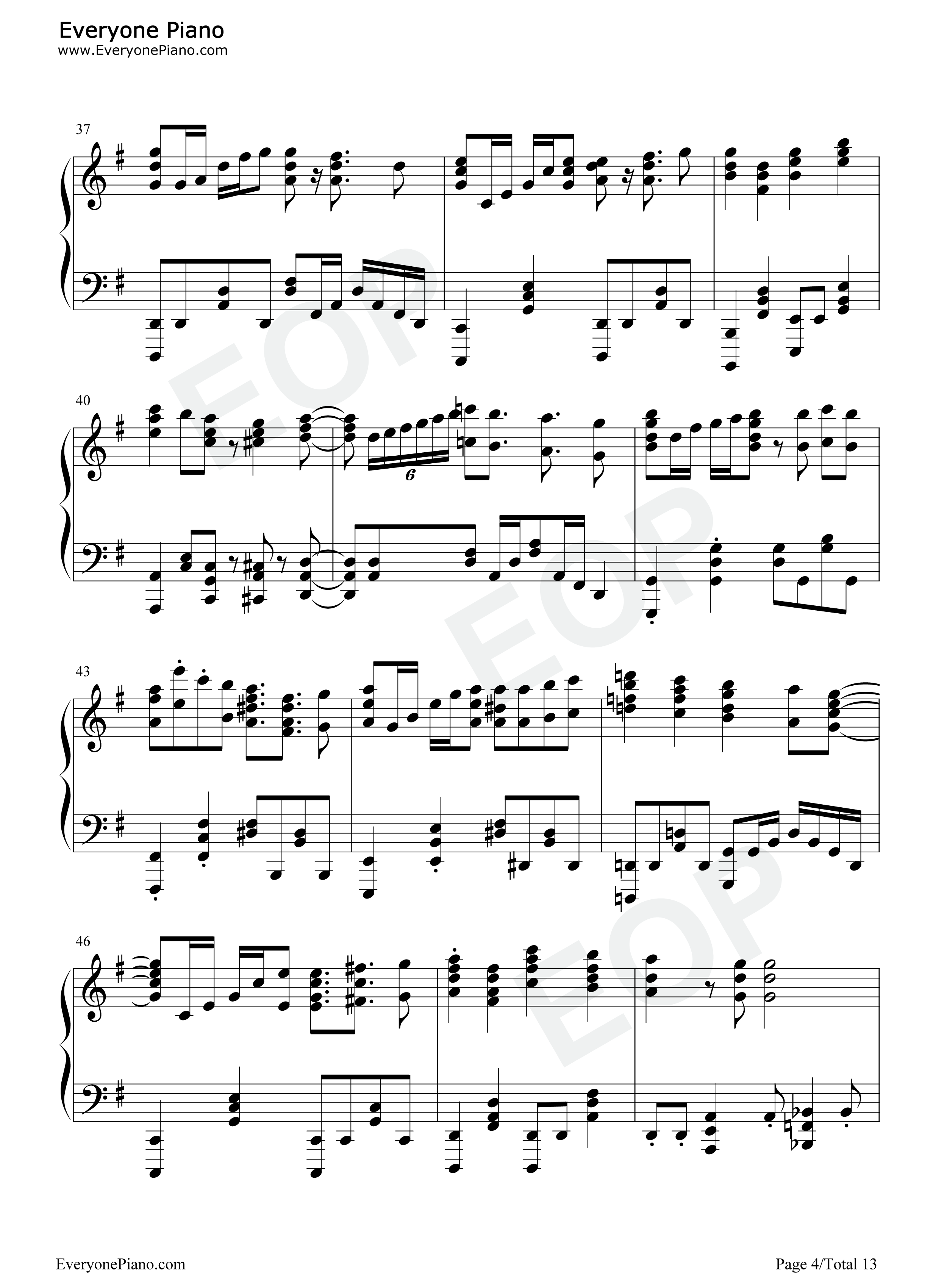 ウェルカム_トゥ_ブリリアントパーティ钢琴谱_上坂堇