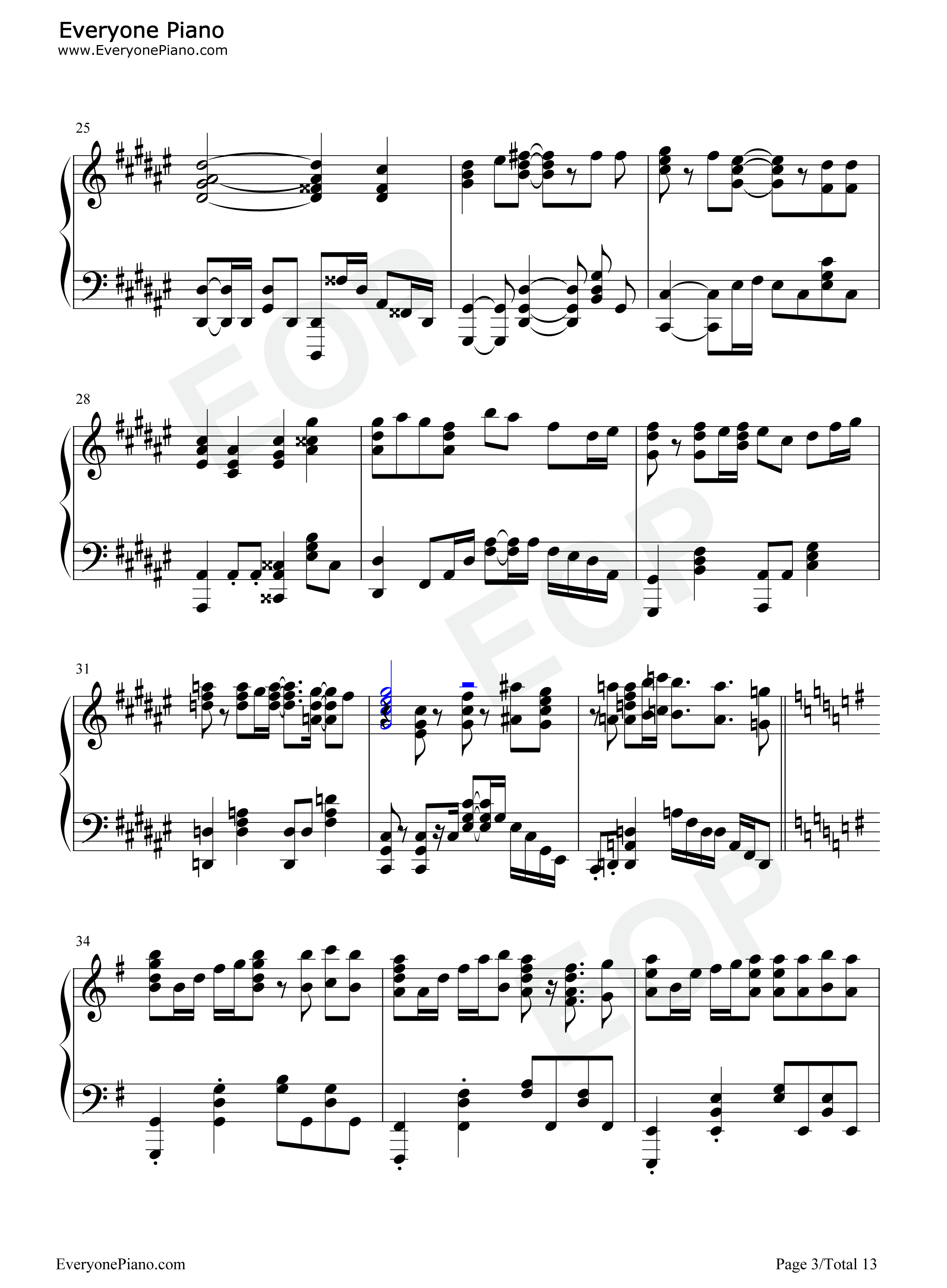 ウェルカム_トゥ_ブリリアントパーティ钢琴谱_上坂堇