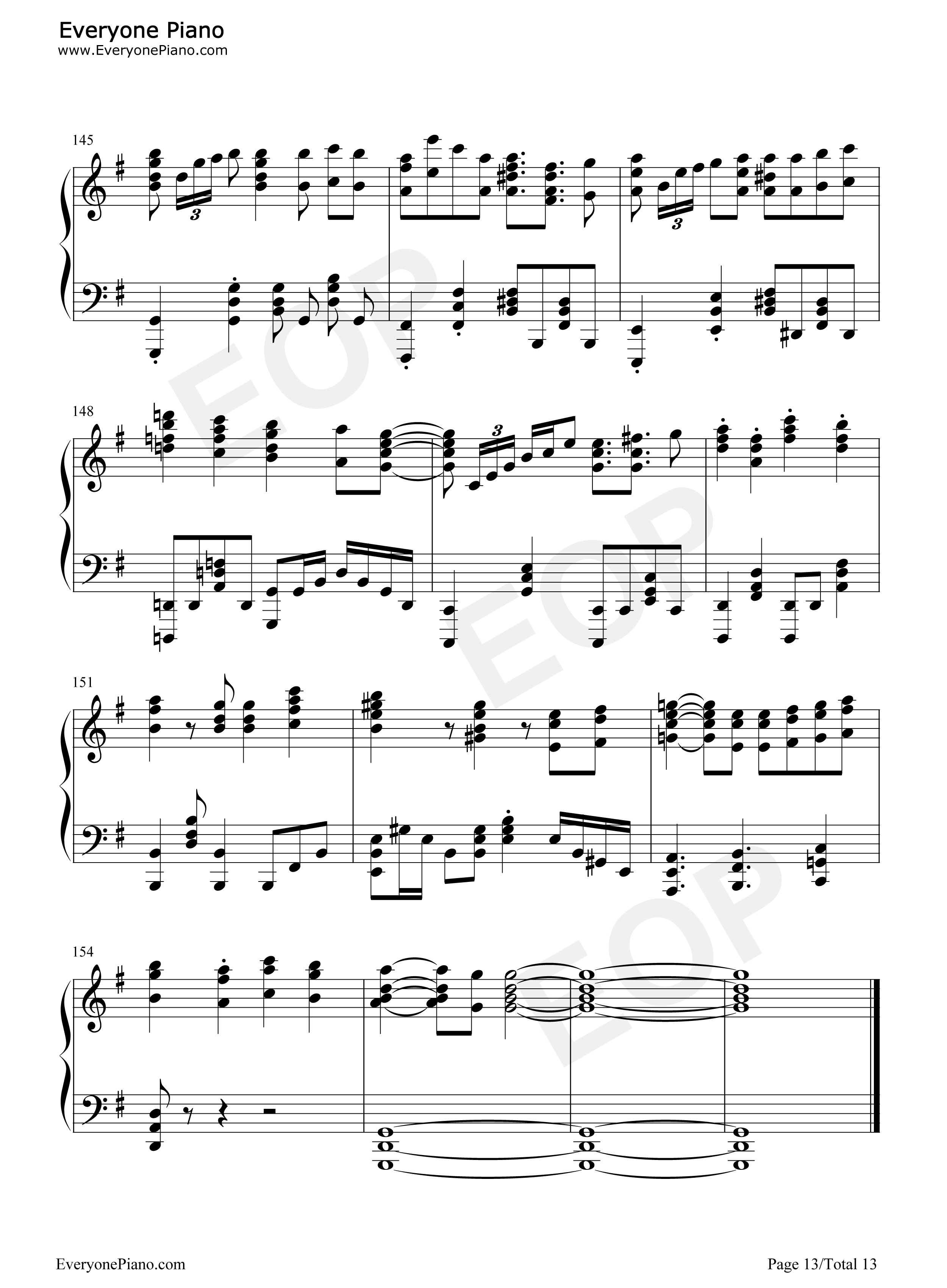 ウェルカム_トゥ_ブリリアントパーティ钢琴谱_上坂堇