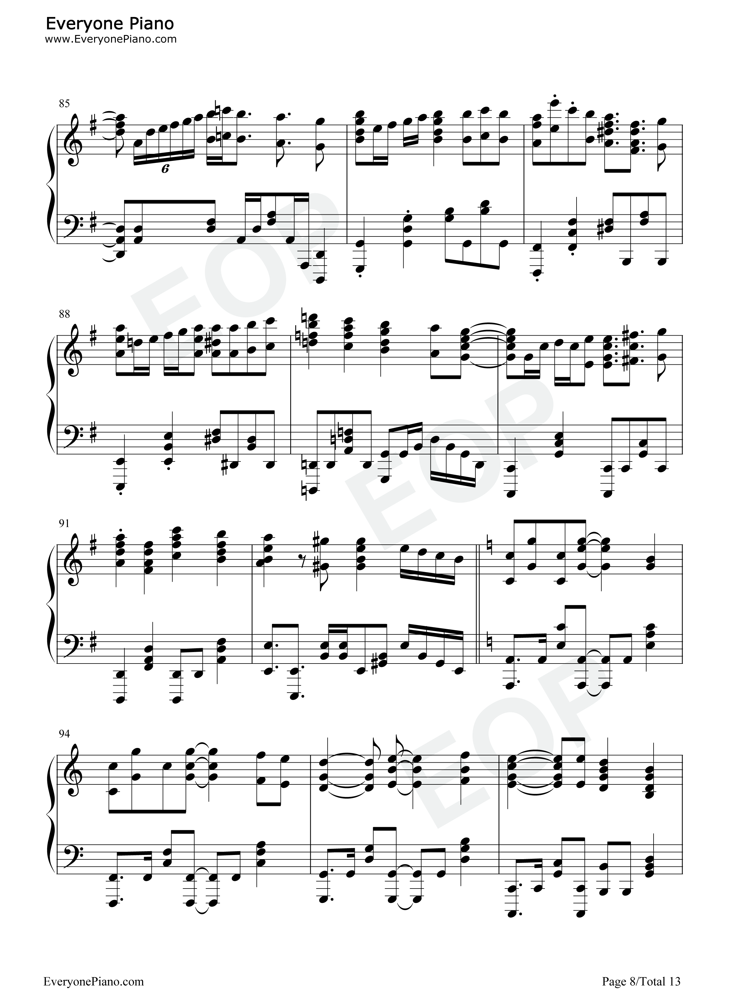 ウェルカム_トゥ_ブリリアントパーティ钢琴谱_上坂堇