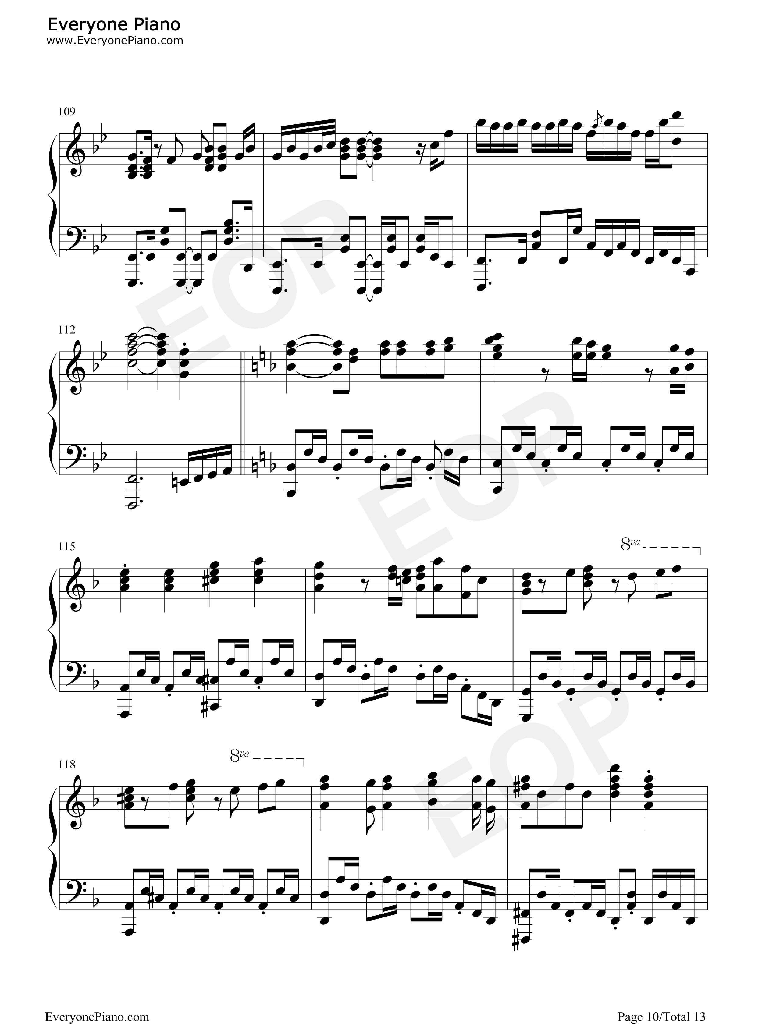 ウェルカム_トゥ_ブリリアントパーティ钢琴谱_上坂堇