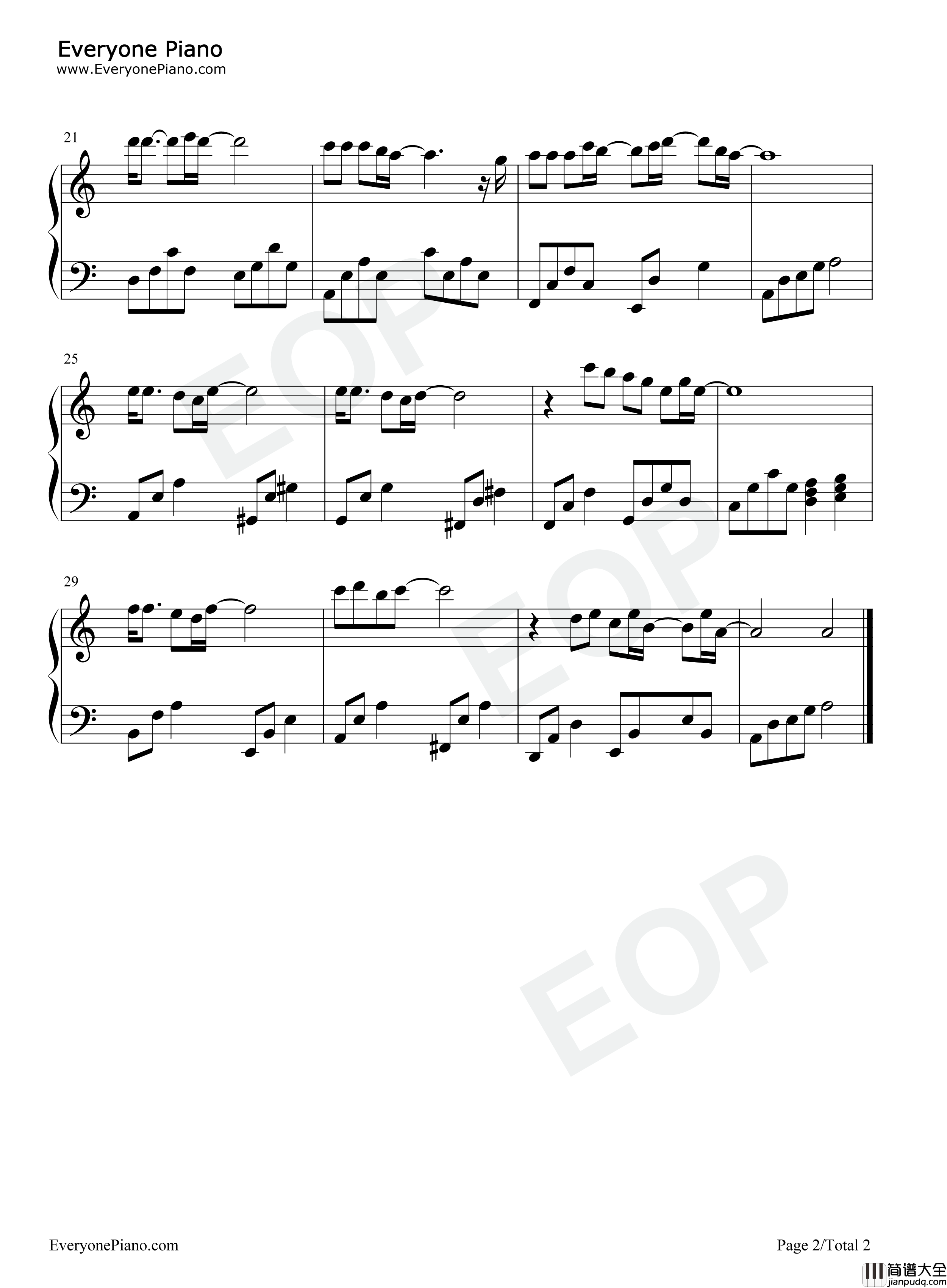 纵横四海钢琴谱_李荣浩