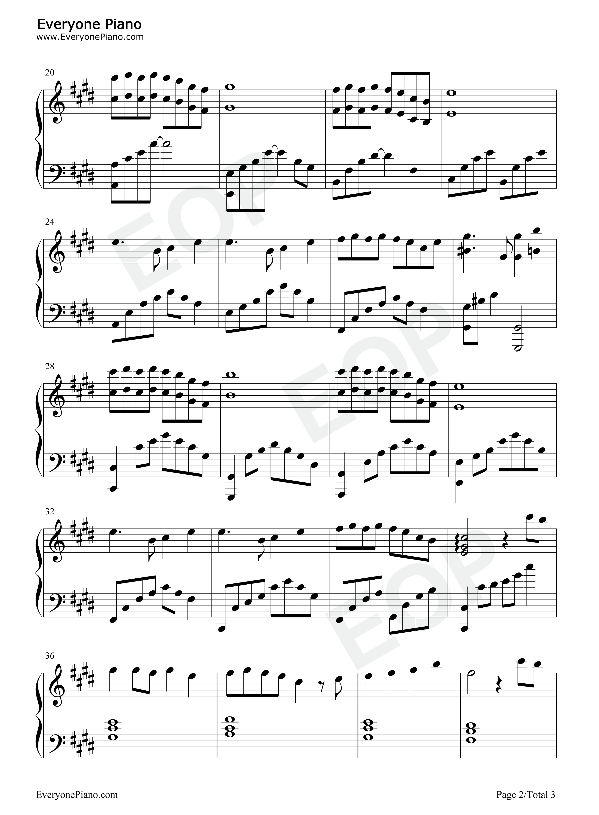 Origin_Reprise钢琴谱_TheFatRat